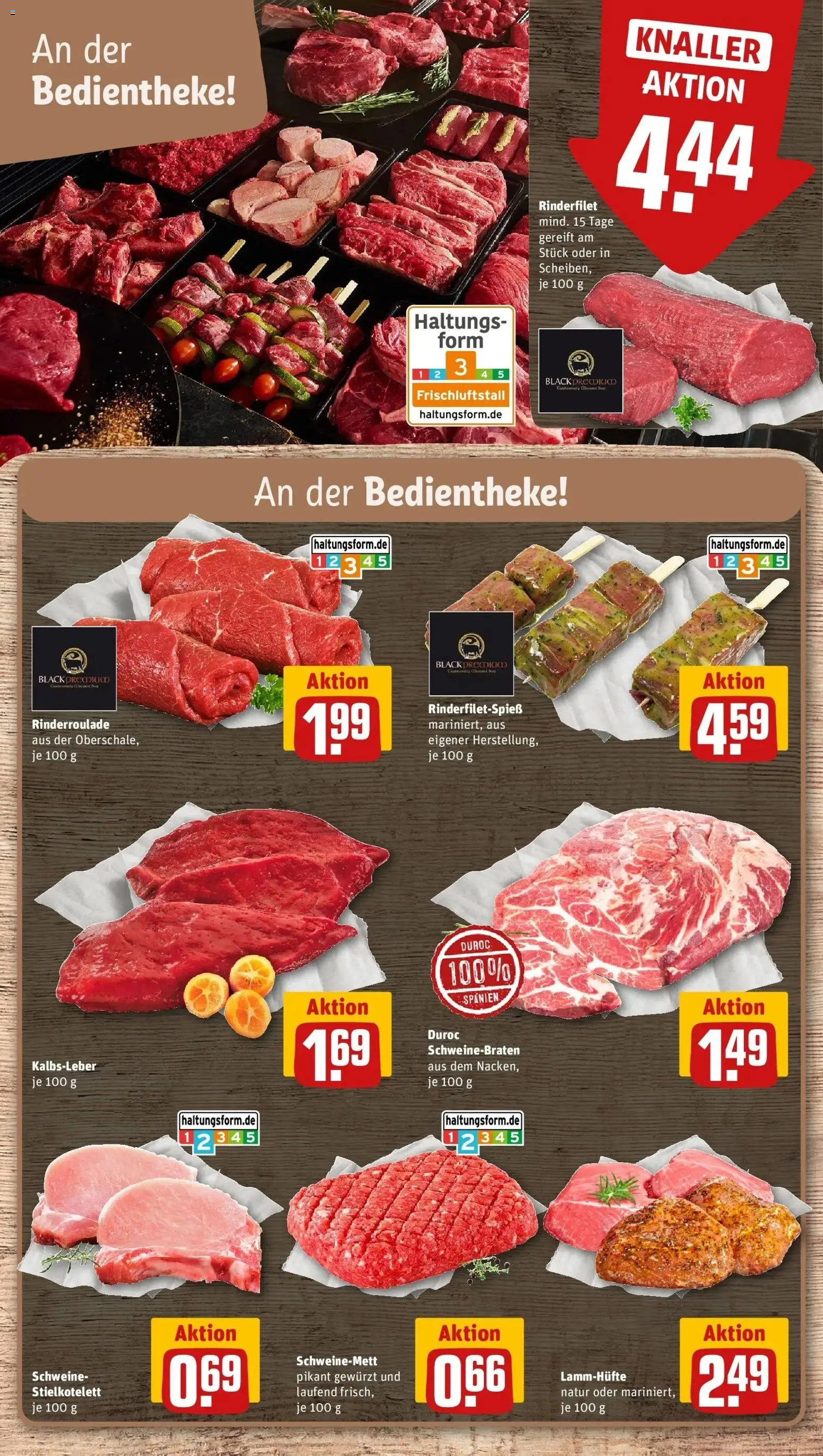 REWE Prospekt ab 31.08.2026 zum Blättern » Angebote | Seite: 8 | Produkte: Rinderfilet, Kalbsleber