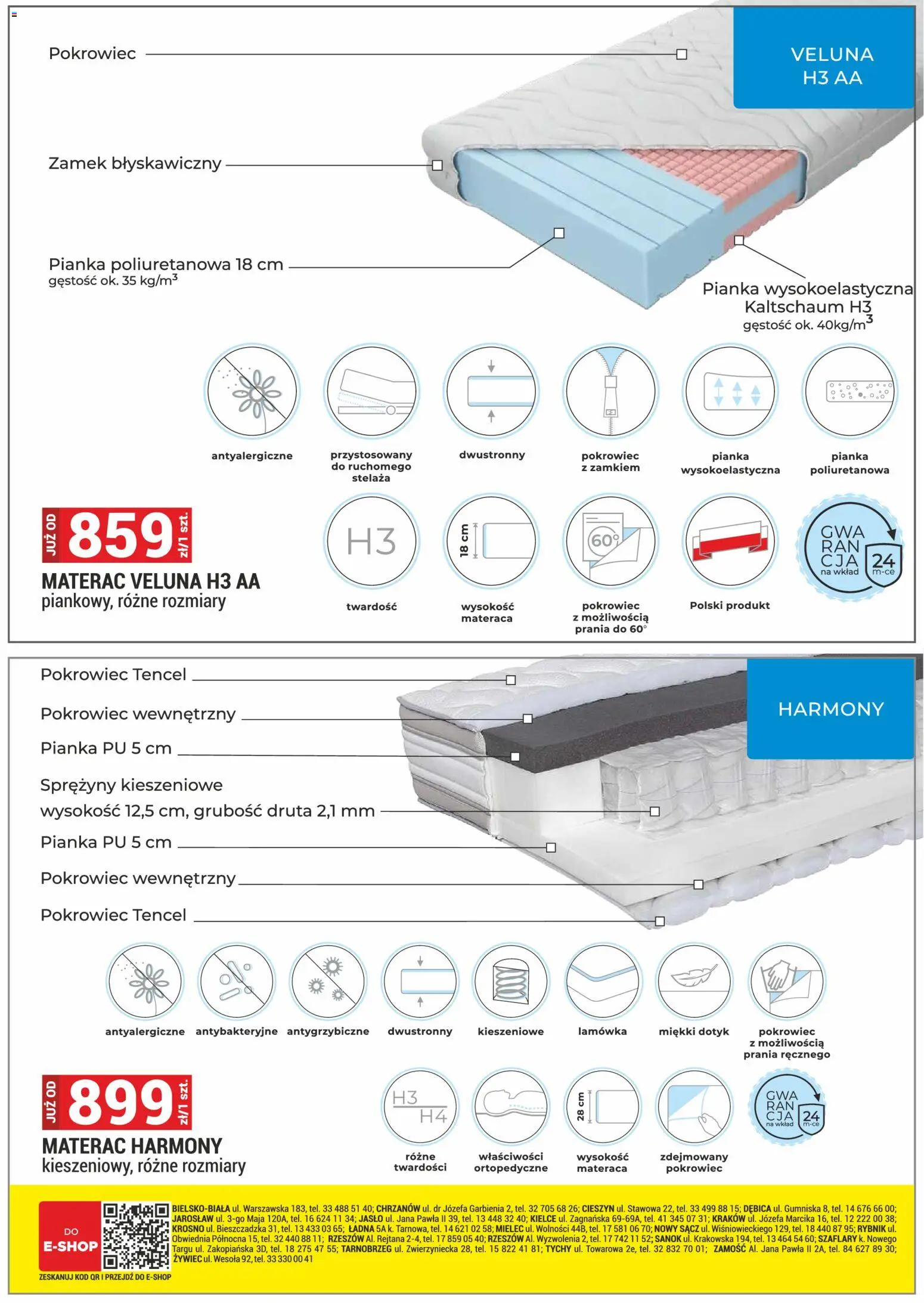 Merkury Market gazetka - Meble od 01.10.2026 | Strona: 44 | Produkty: Materac
