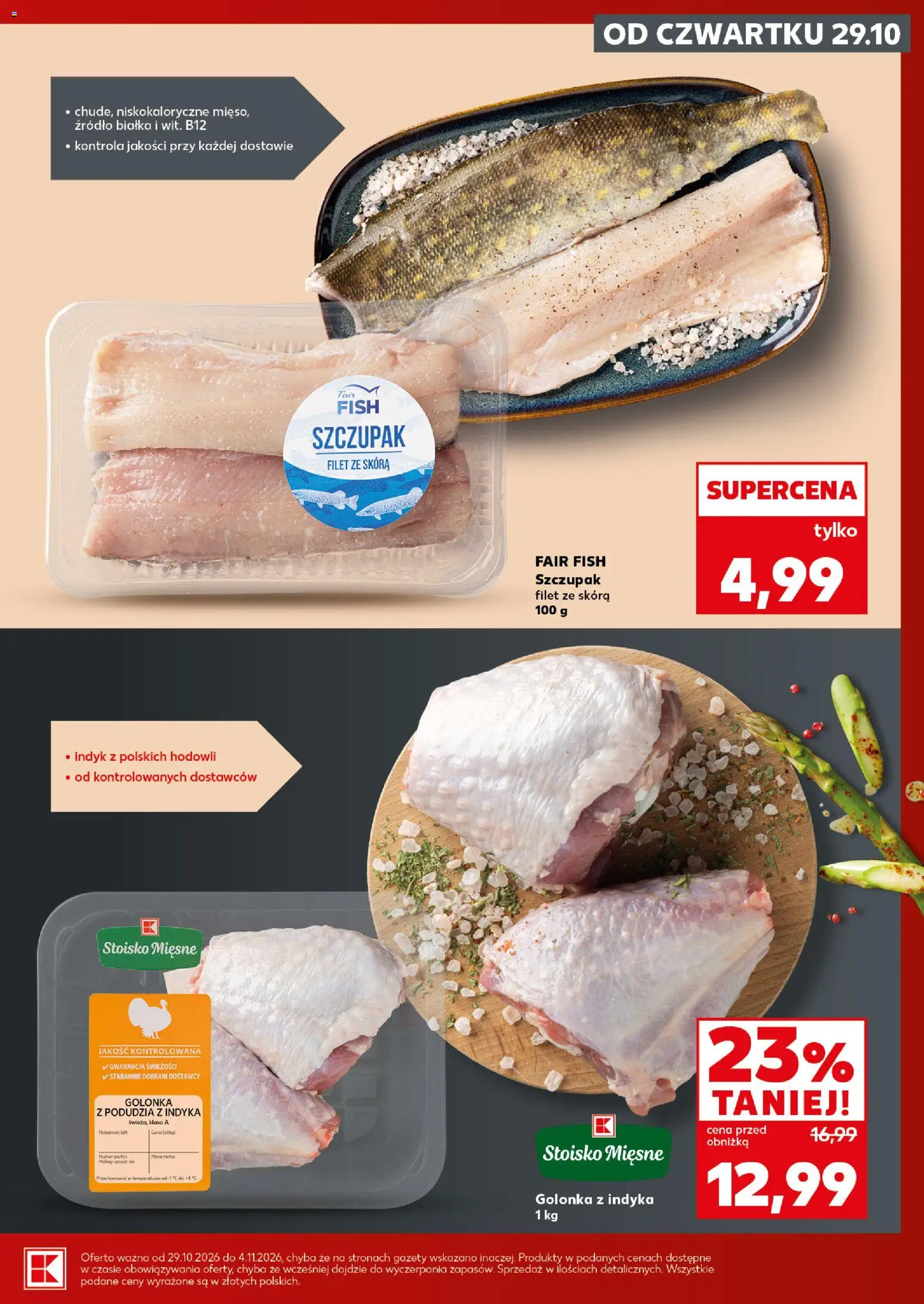 Kaufland Polsko leták - Mocny start od 02.11.2026 | Strana: 23 | Produkty: Filet