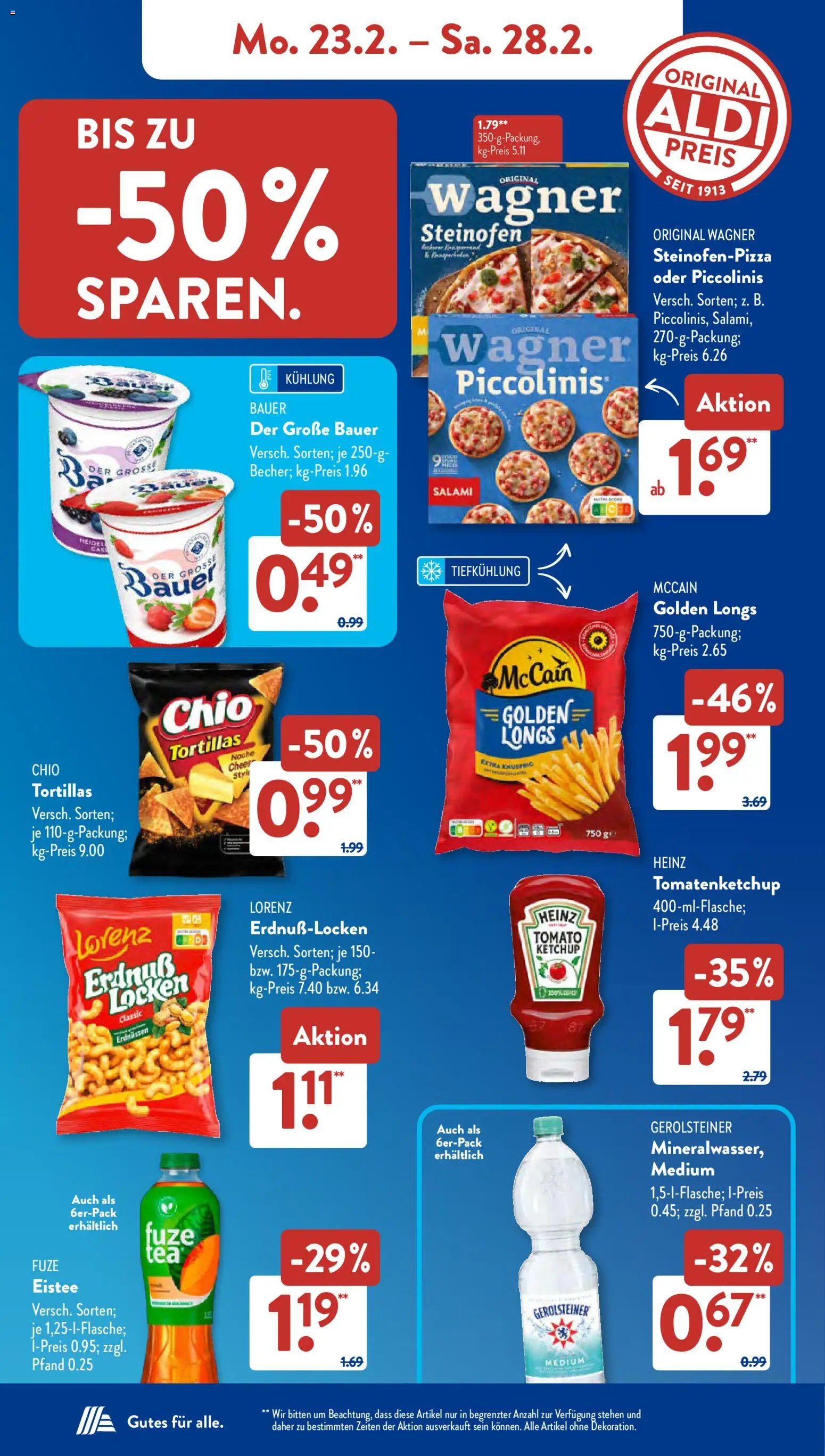 Aldi Süd Prospekt 	 – gültig ab 23.02.2026 | Seite: 10 | Produkte: Blumen, Tür, Obst, Bekleidung