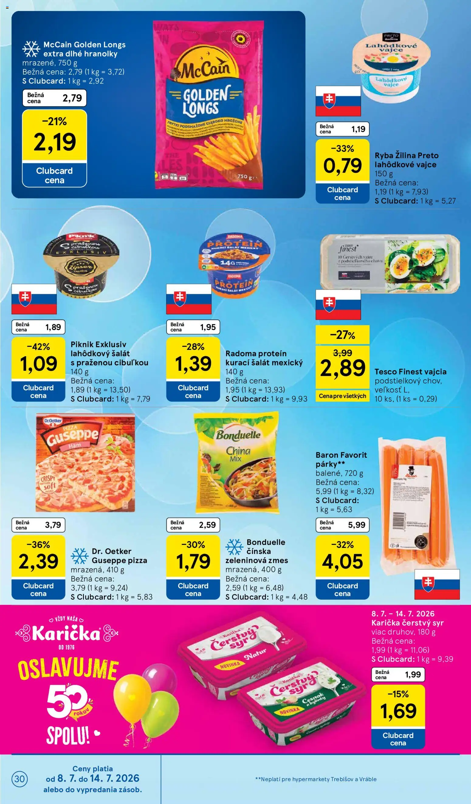 Nové Tesco akcie – leták je platný od 08.07.2026 | Strana: 30
