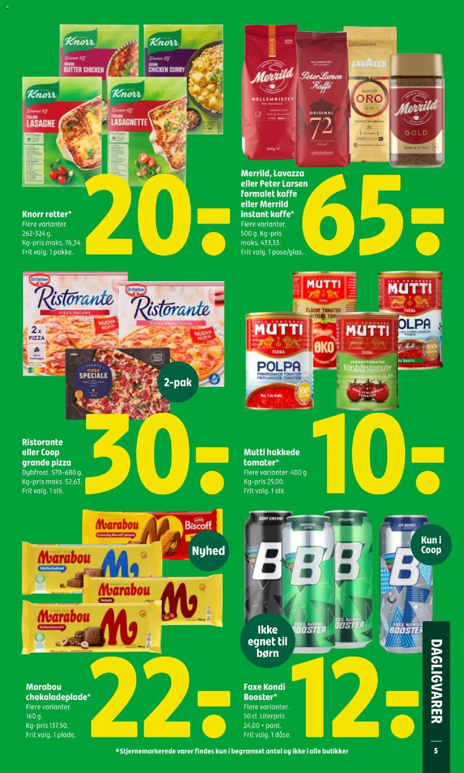 Coop 365 tilbudsavis – gyldig fra 09/04/2026 | Side: 7 | Produkter: Dagligvarer, Salami, Tomater, Cherrytomater