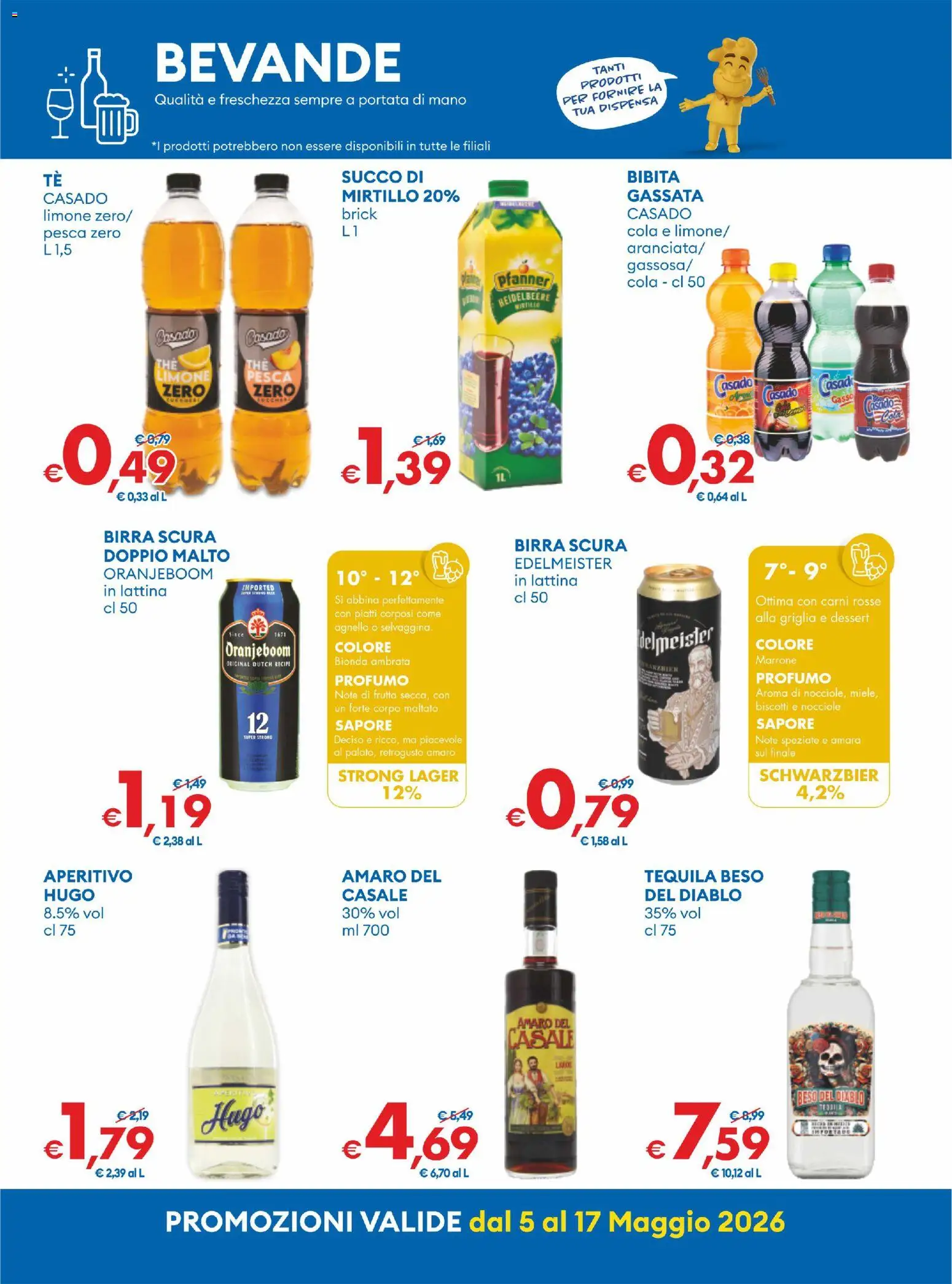 Volantino MD Discount del 05.05.2026 | Pagina: 21 | Prodotti: Succo, Birra, Bibita, Griglia