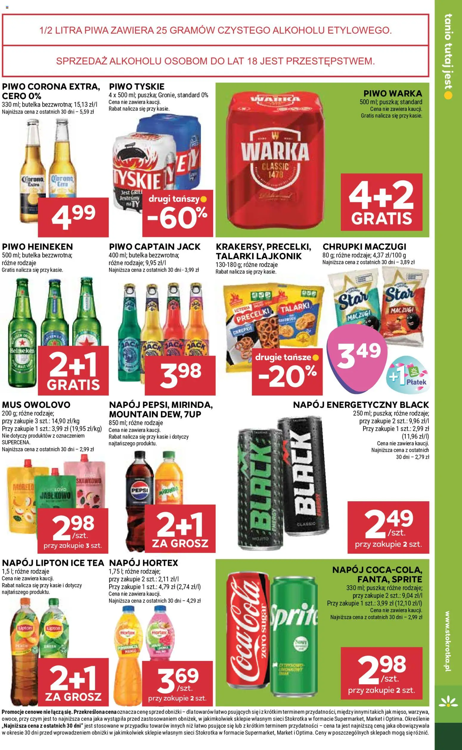 Stokrotka gazetka - Market od 24.09.2026 | Strona: 25 | Produkty: Stokrotka, Chrupki, Warka, Heineken