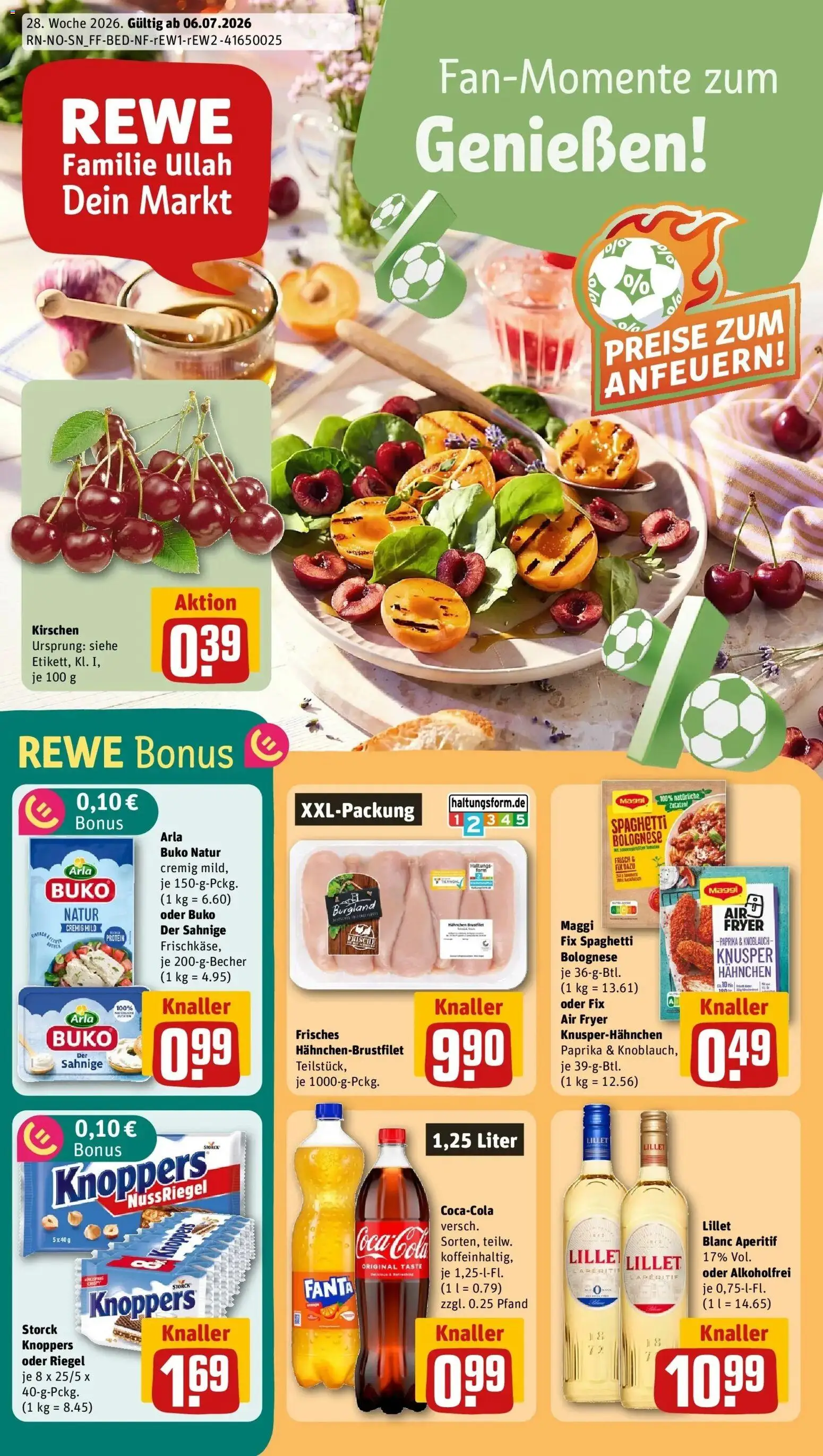 Rewe Prospekt Hohenhameln – gültig ab 05.07.2026 | Seite: 1 | Produkte: Fanta, Maggi, Paprika, Knoppers