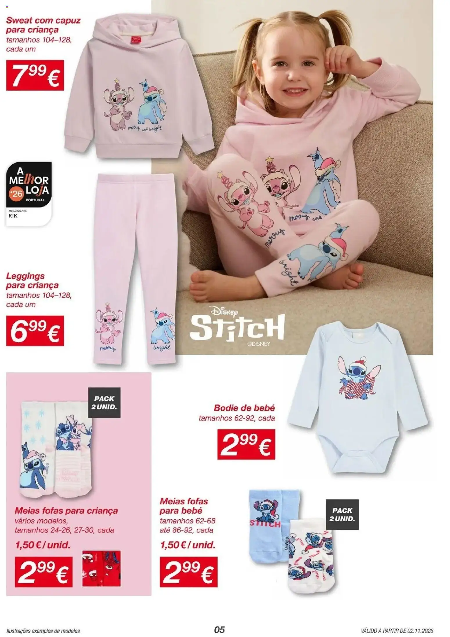 Kik folheto » de 02/11/2026 - 07/11/2026 | Página: 5 | Produtos: Capuz, Meias, Leggings