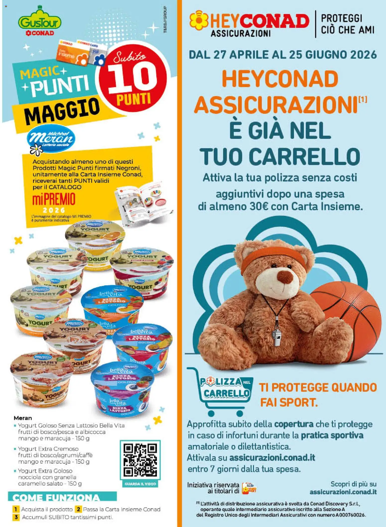 Volantino Conad del 06.05.2026 | Pagina: 14 | Prodotti: Yogurt, Mango, Carrello, Video