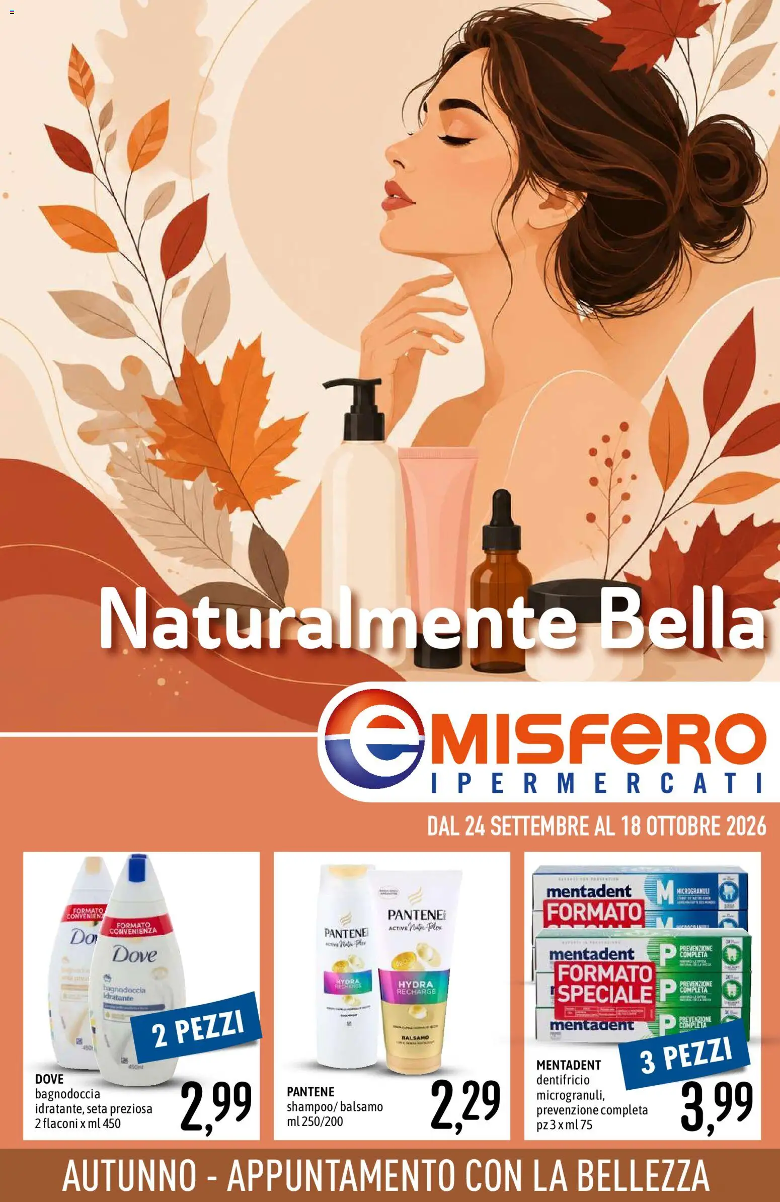 Volantino Emisfero del 24/09/2026 | Pagina: 1 | Prodotti: Balsamo, Dentifricio