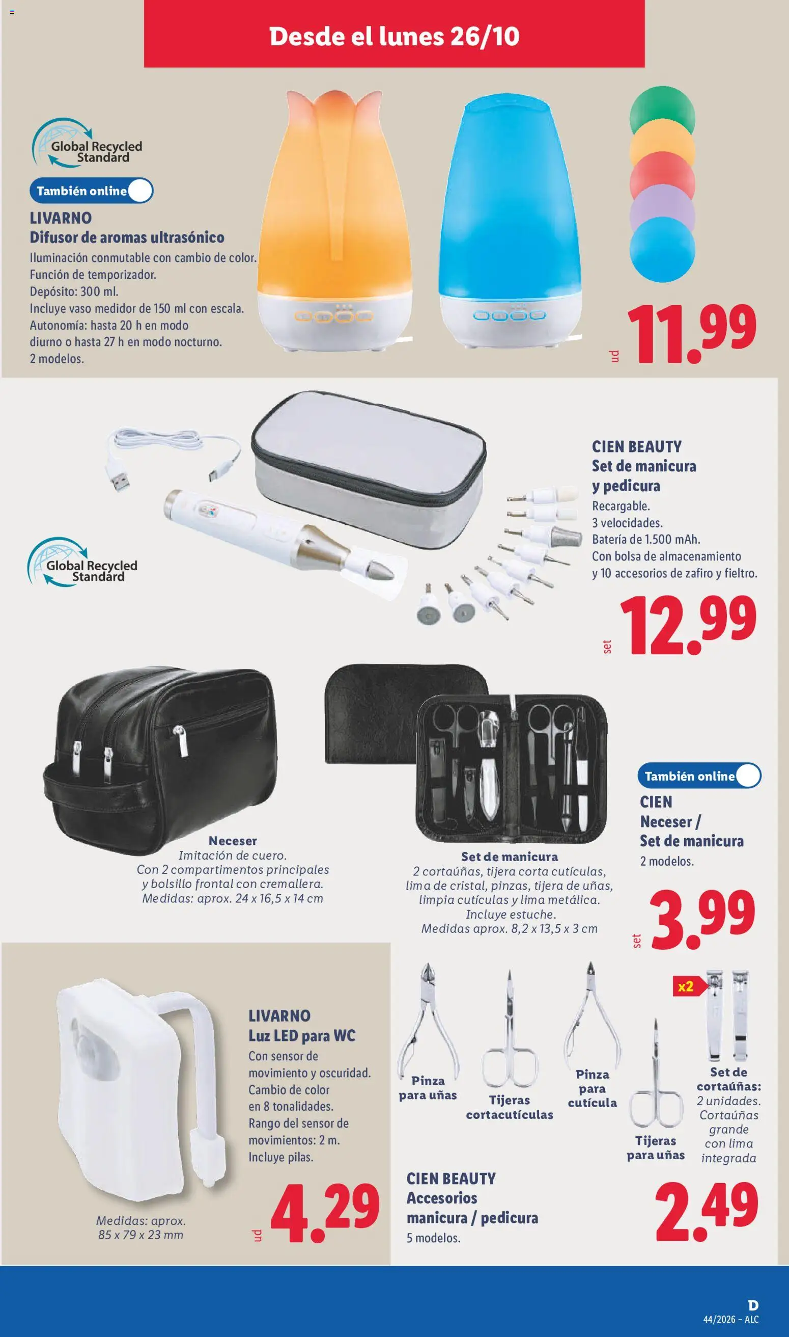 Lidl folleto de bazar │ válido desde el 26/10/2026 | Página: 19