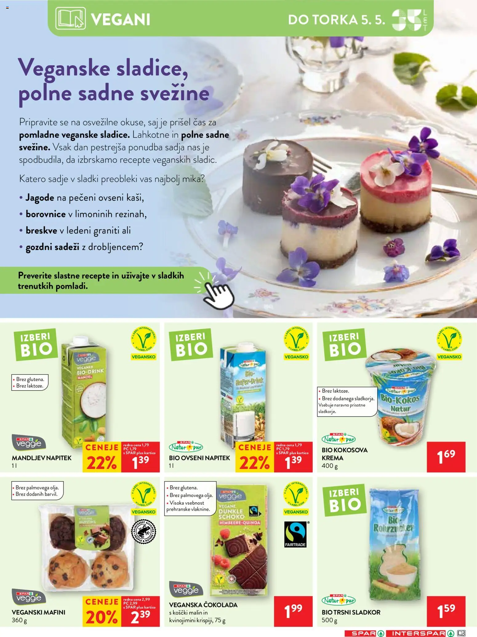 Novi Spar katalog ponudbe – veljaven od 29.04.2026 | Stran: 12 | Izdelki: Krema, Cokolada, Jagode, Sladkor