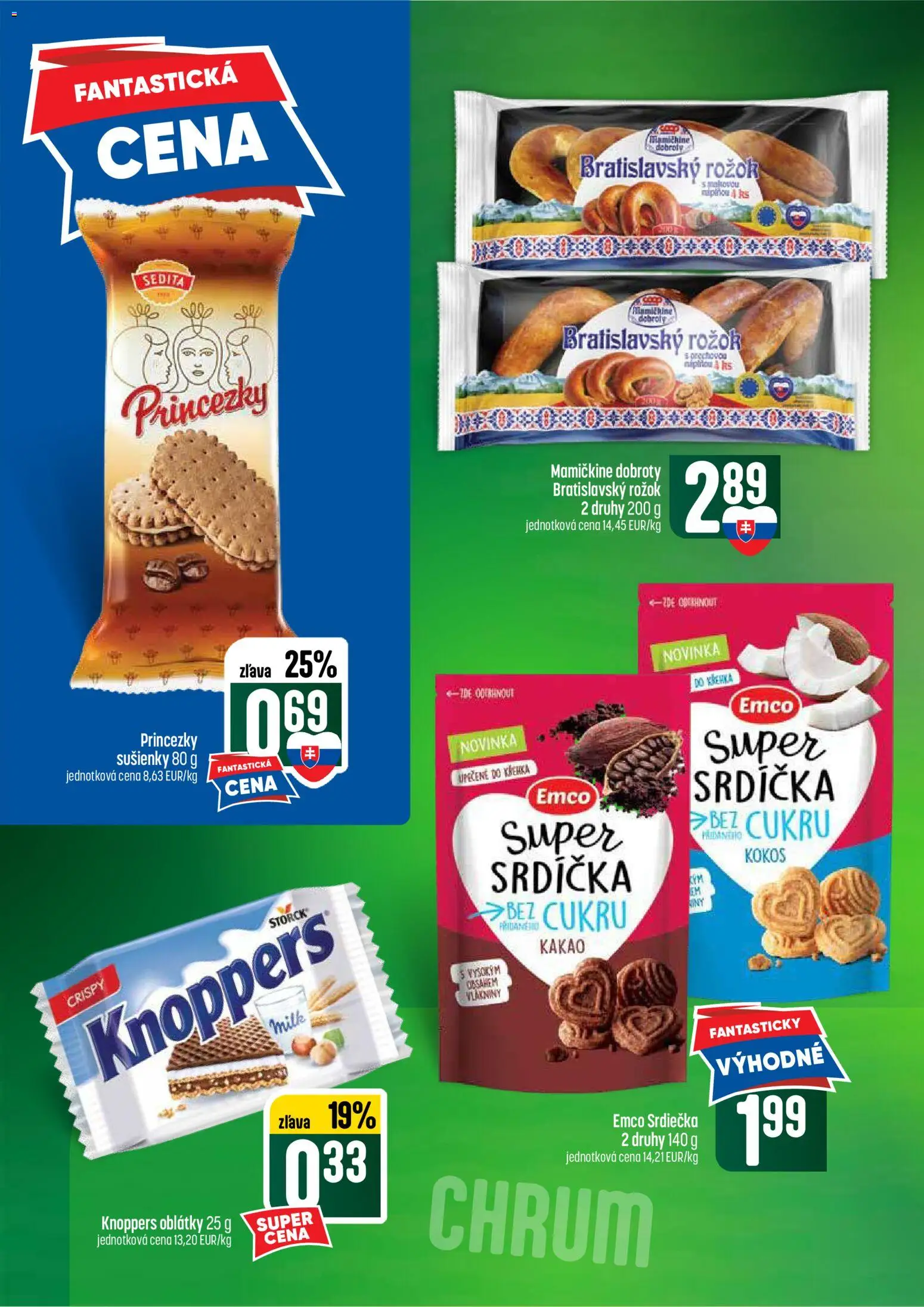 Nové COOP Jednota akcie – leták je platný od 02.07.2026 | Strana: 36 | Produkty: Rožok, Kakao
