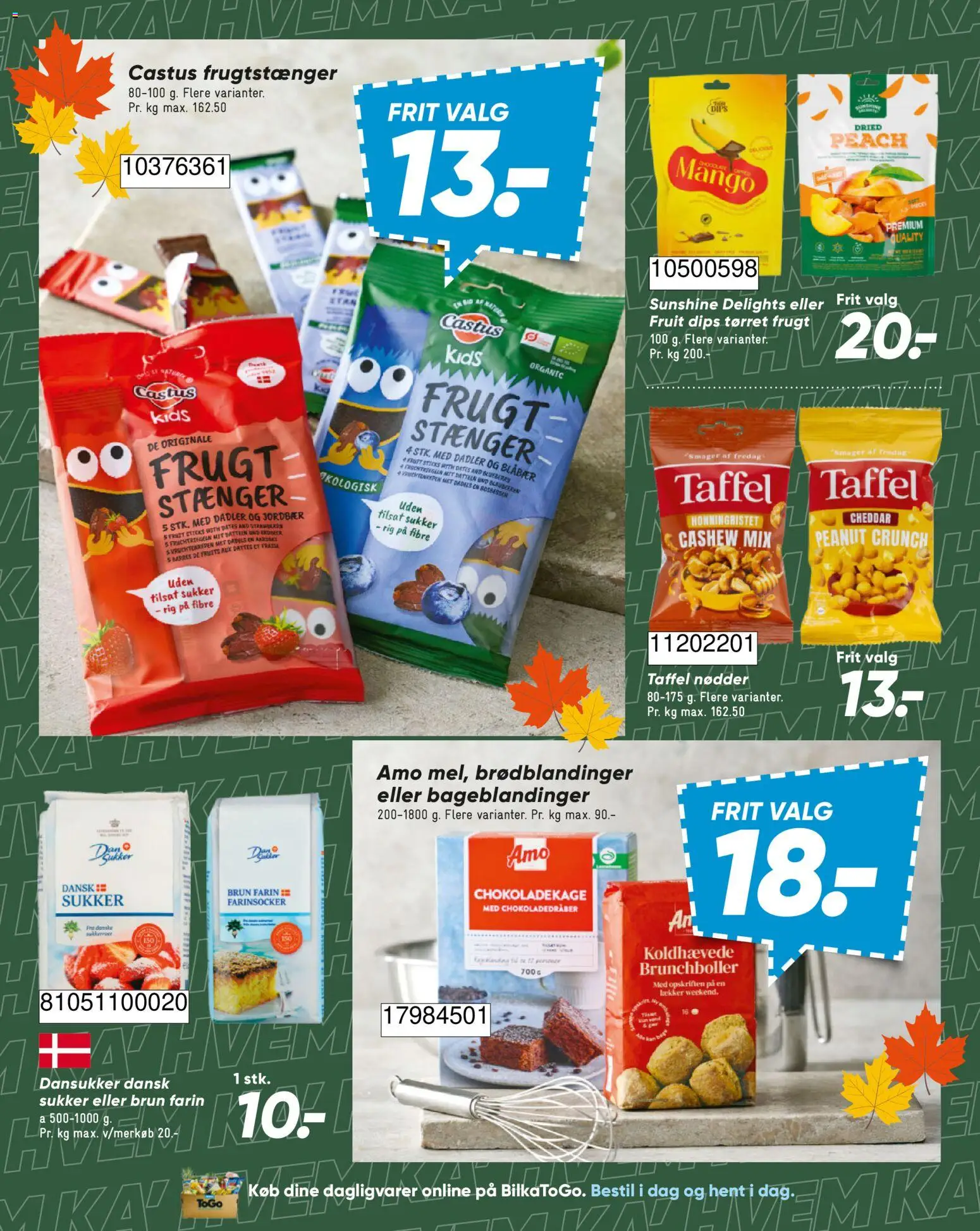 Bilka tilbudsavis – gyldig fra 02/10/2026 | Side: 27 | Produkter: Cheddar, Jordbær, Nødder, Tørret frugt