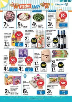 Vista previa E.Leclerc Ciudad Real válido desde el 06/07/2026 | Página: 2 | Productos: Calabacín, Pan, Cerveza, Παρμεζάνα