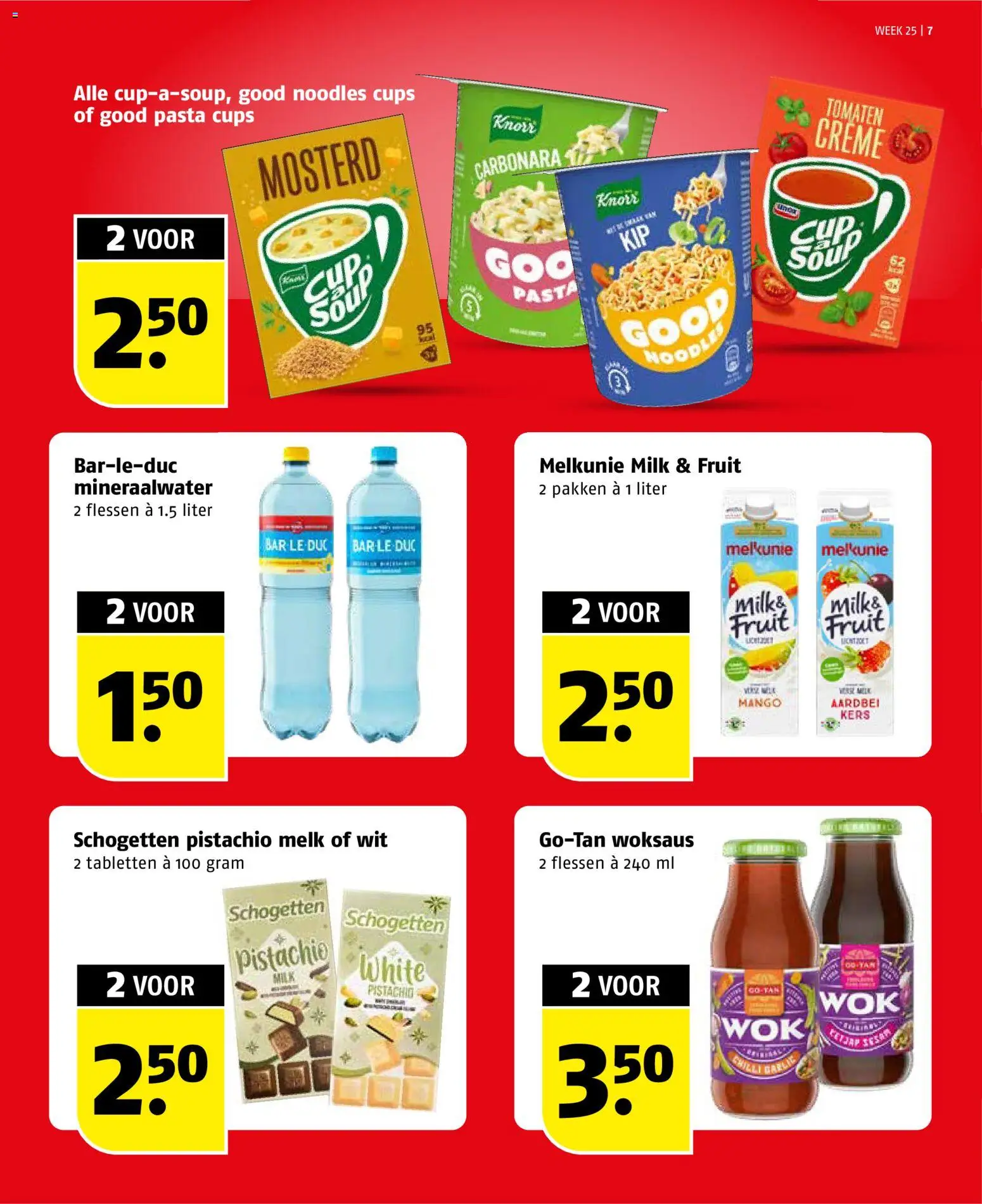 {H1} | Pagina: 7 | Producten: Pasta, Fruit, Mango, Mineraalwater