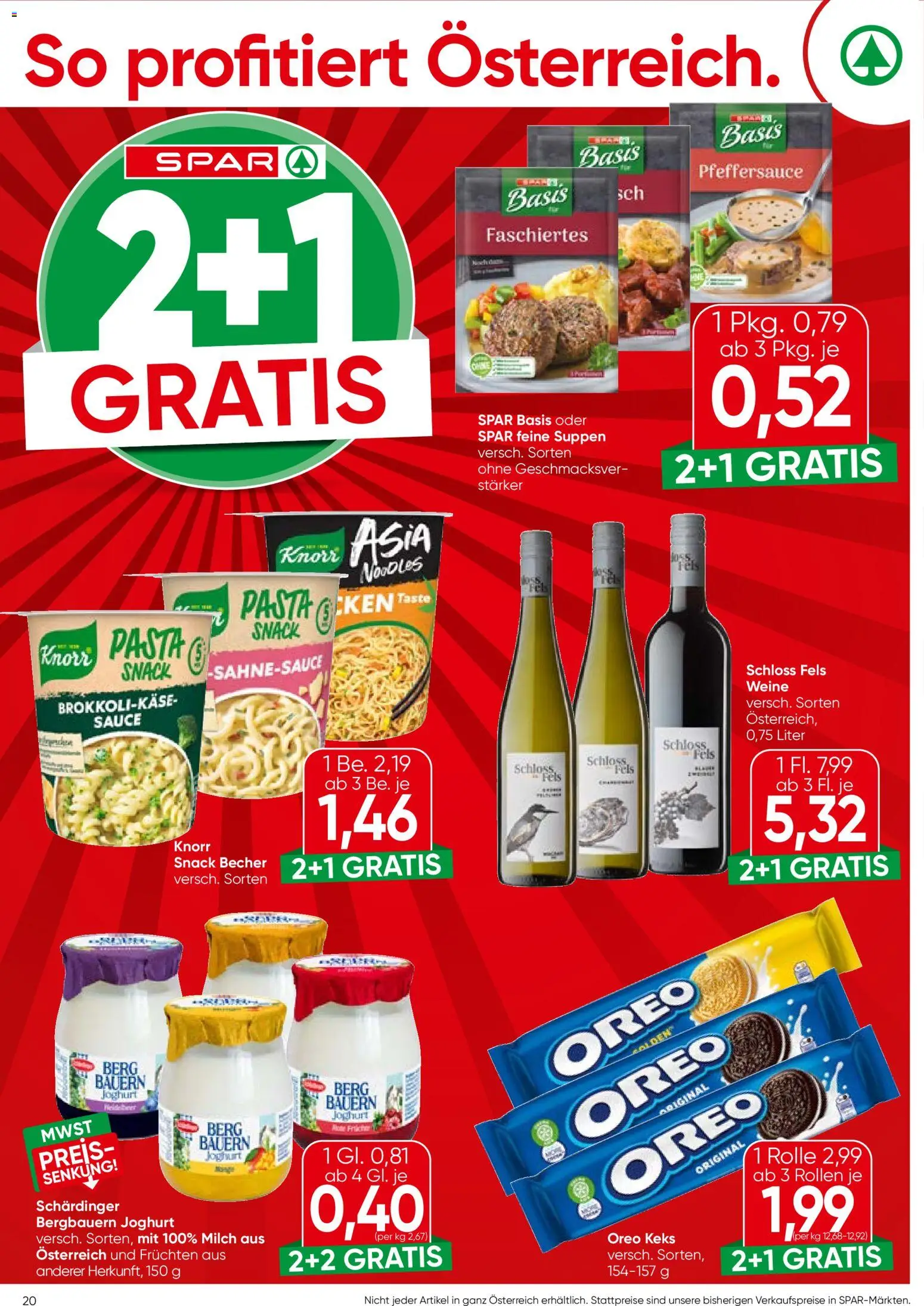 Spar - Flugblatt gültig ab 10.09.2026 | Seite: 20