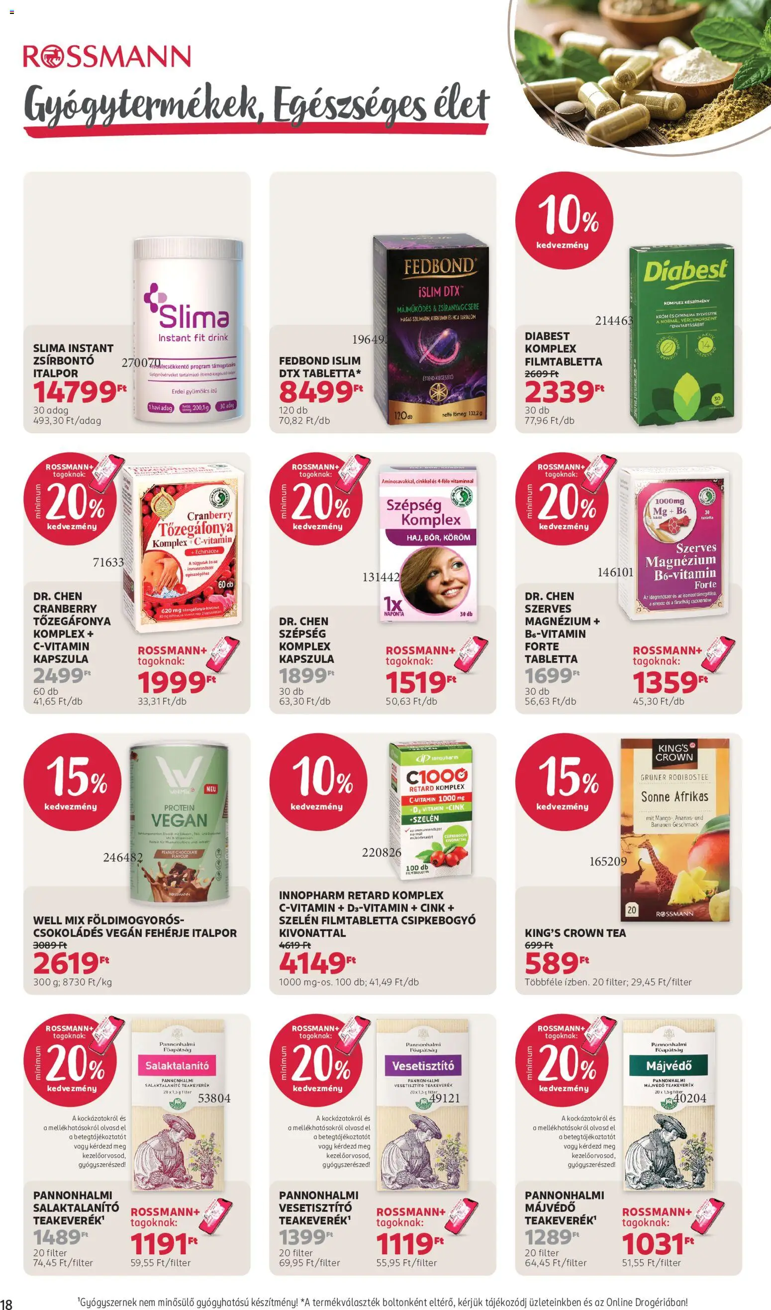 Rossmann akciós ujság - amely érvényes a következő dátumtól: 2026.06.29. | Oldal: 22