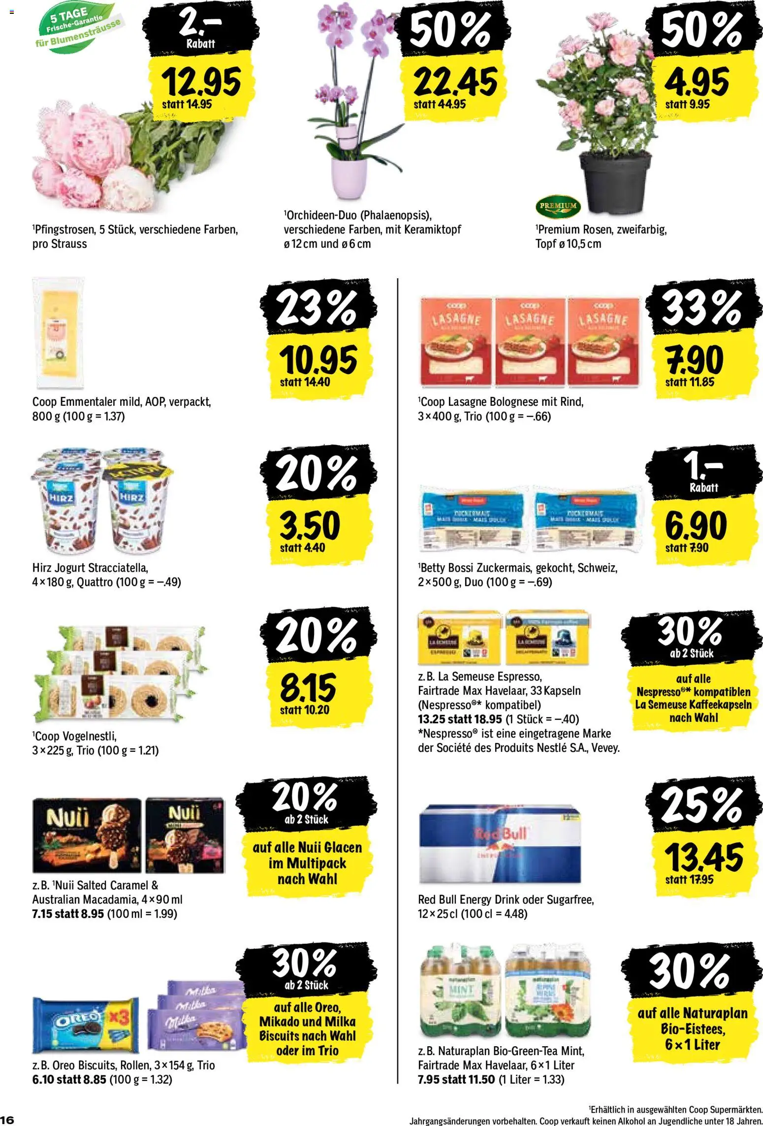 Coop aktionen – gültig ab 21.05.2026 | Seite: 16 | Produkte: Red bull