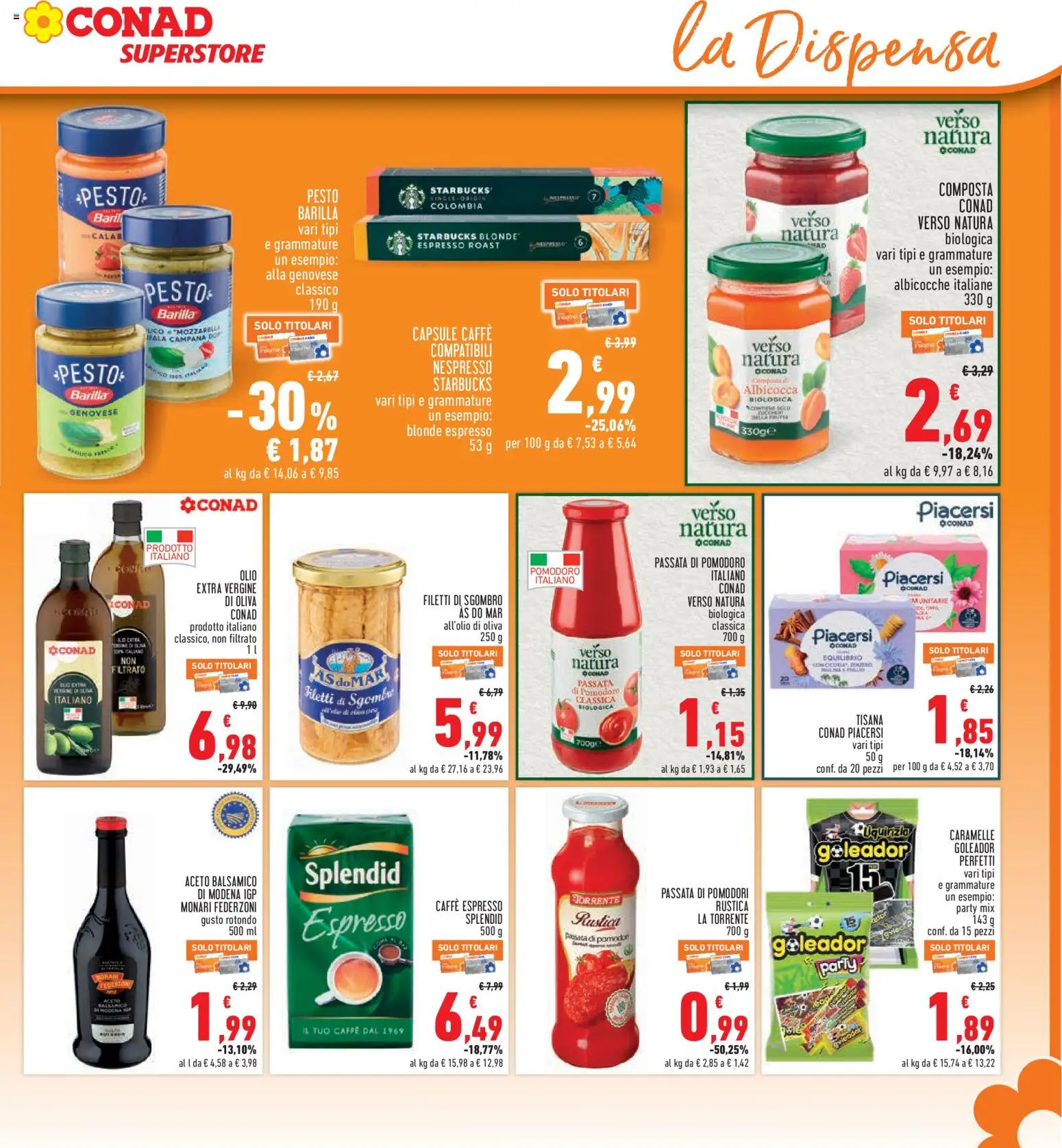 Volantino Conad del 21.05.2026 | Pagina: 17 | Prodotti: Frutta, Olive, Olio extra vergine, Sgombro