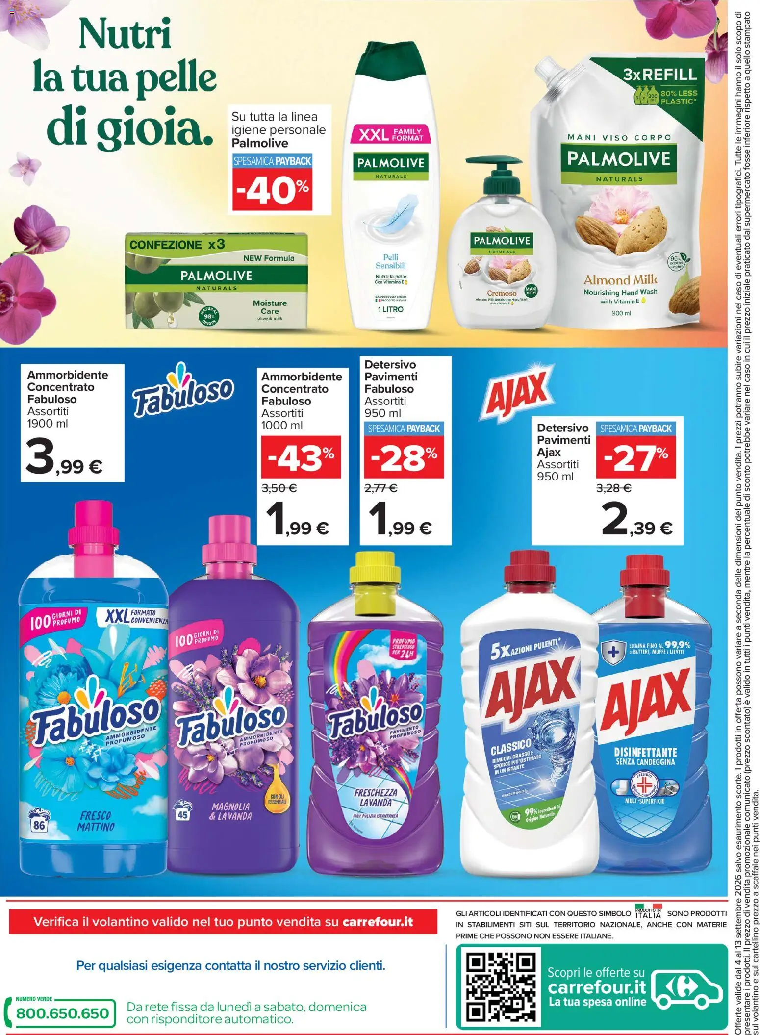 Volantino Carrefour del 04/09/2026 | Pagina: 2 | Prodotti: Olive, Scaffale, Lavanda, Profumo