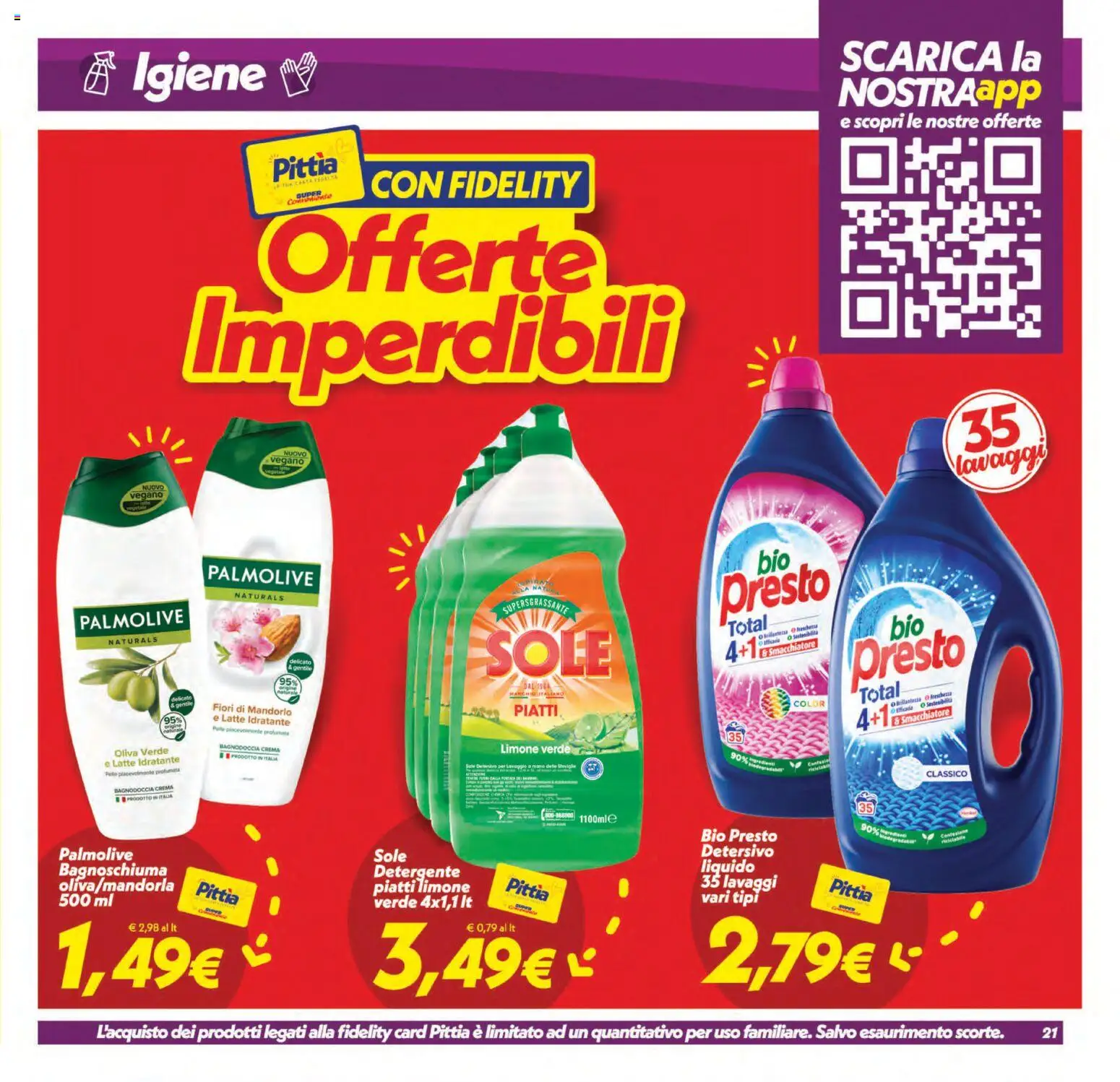 Volantino SuperConveniente del 31/07/2026 | Pagina: 21 | Prodotti: Smacchiatore, Detergente, Latte, Limone