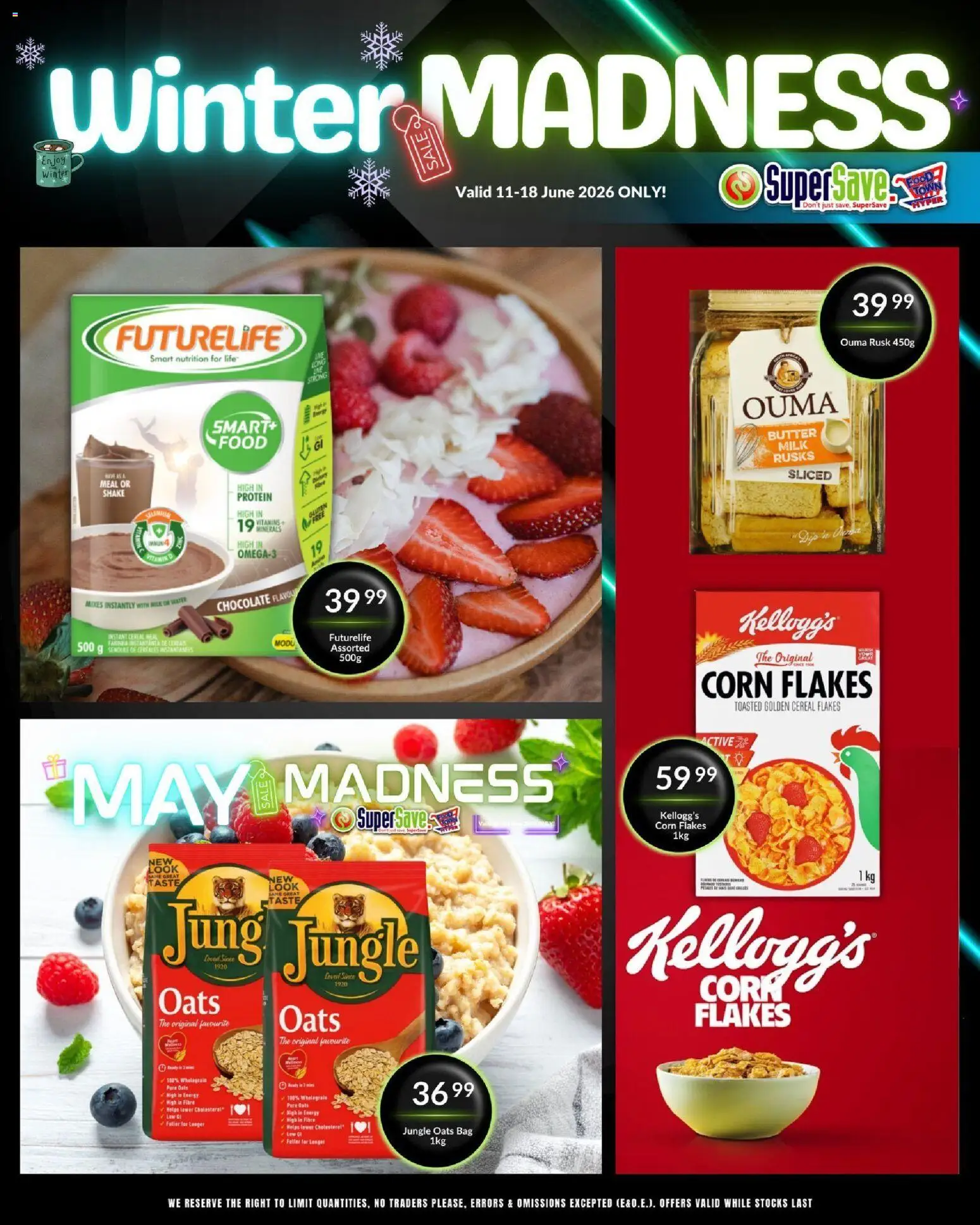 New Super Save catalogue – valid from 11.06.2026 | Page: 17 | Products: Corn, Bag, Butter, Oats