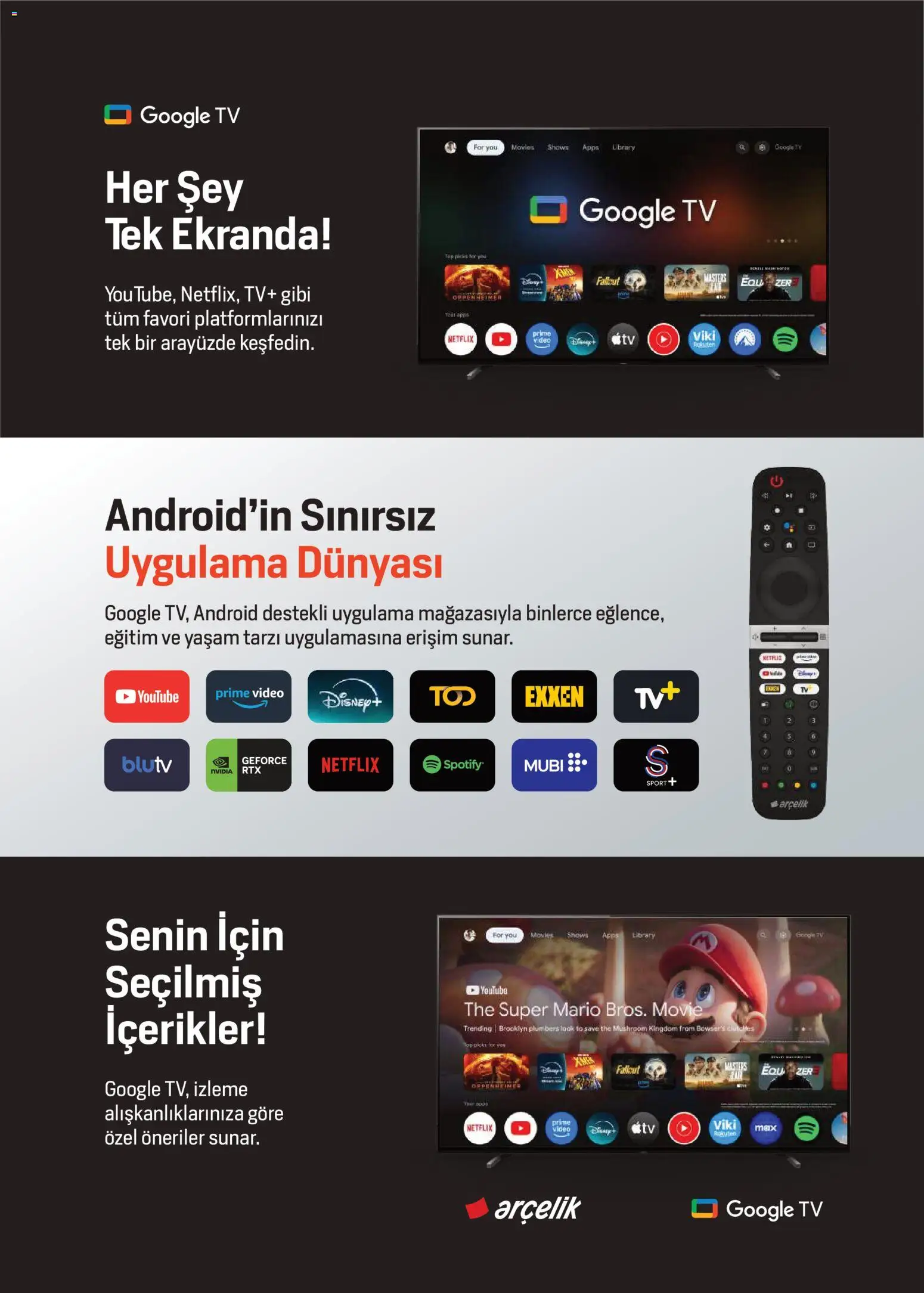 Arçelik Katalog - 01.04.2026 tarihinden itibaren geçerlidir | Sayfa: 80 | Ürünler: TV, Video