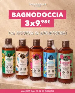 Anteprima del volantino Yves Rocher catalogo Bagnodoccia valido a partire dal 27/08/2026