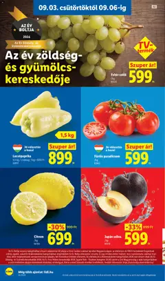 Lidl akciós újság - amely érvényes a következő dátumtól: 2026.09.03. | Oldal: 2