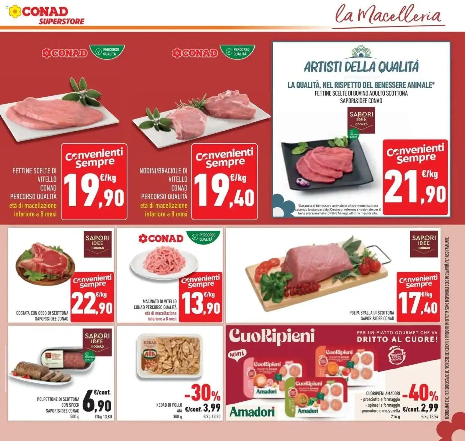 Anteprima volantino Conad dal 07/10/2026 prossima settimana | Pagina: 31 | Prodotti: Speck, Spalla, Prosciutto, Vitello
