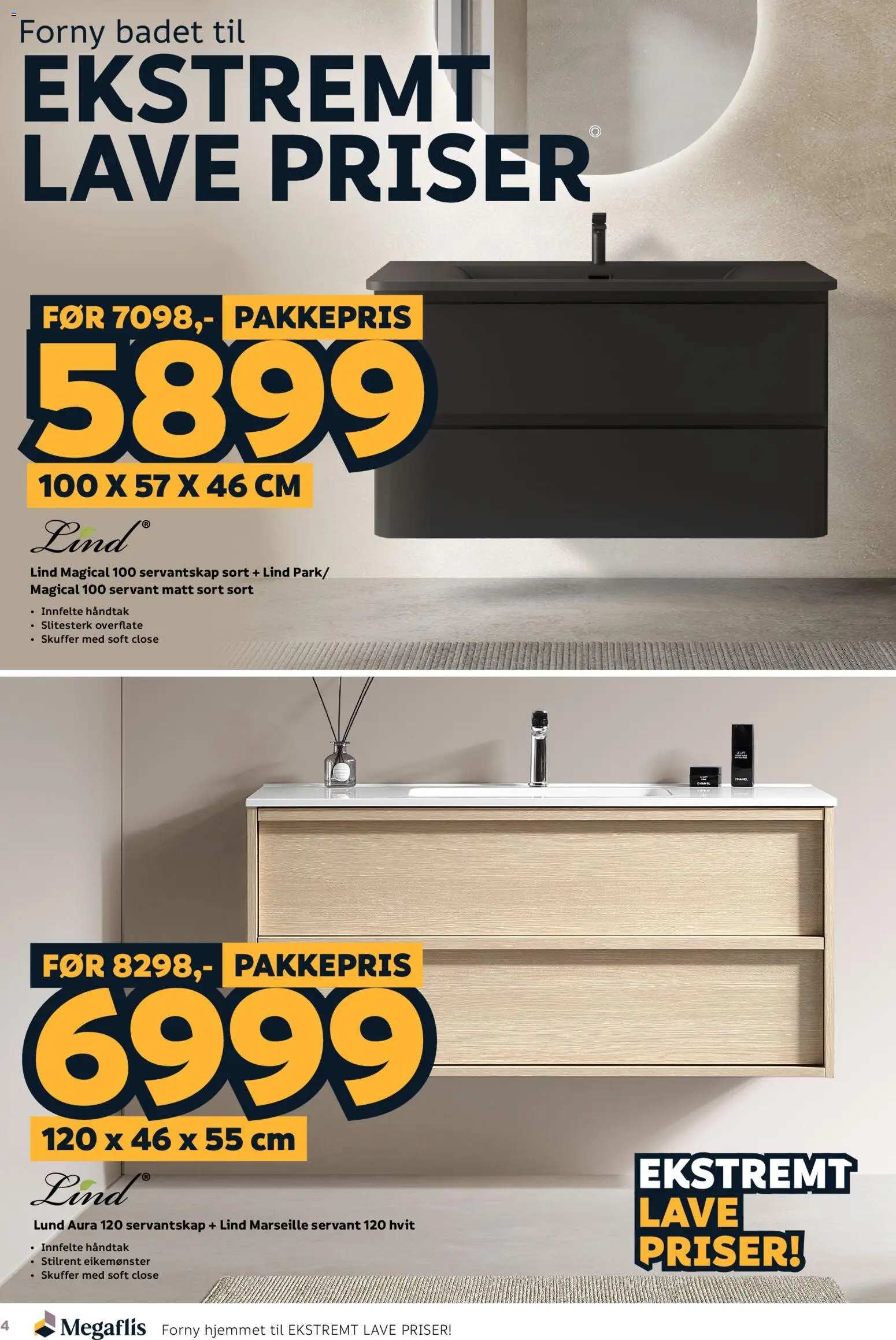 {H1} | Side: 4 | Produkter: Servant, Håndtak