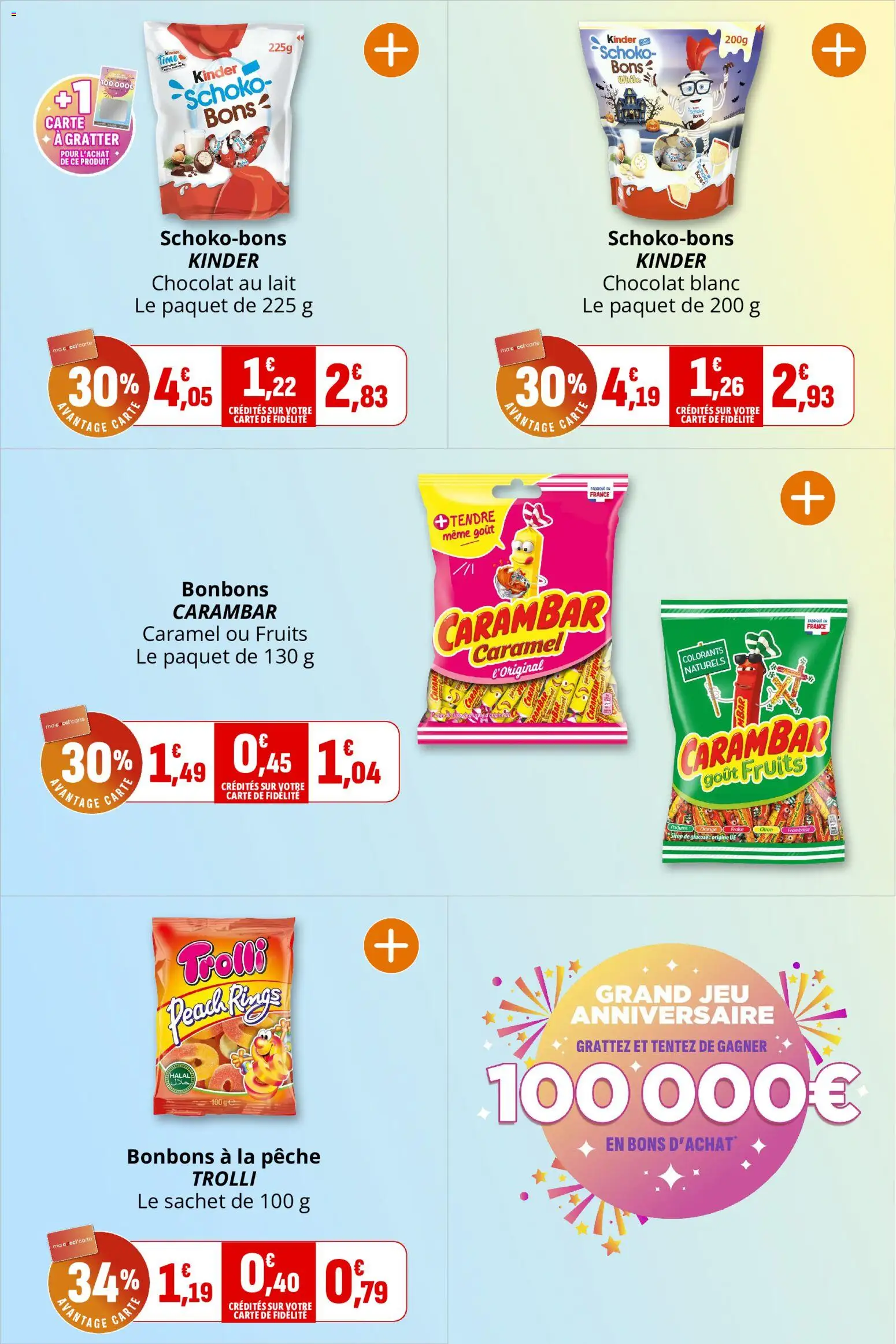 {H1} | Page: 24 | Produits: Citron, Pêche, Lait, Chocolat