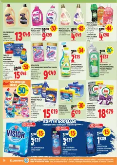 E.leclerc katalog akcije – veljaven od 02.09.2026 | Stran: 26 | Izdelki: Mehčalec, Disava, Mehcalec za perilo, Sol