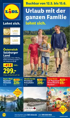 Lidl Reisen Reise-Highlights ab 12.05.2026 gültig