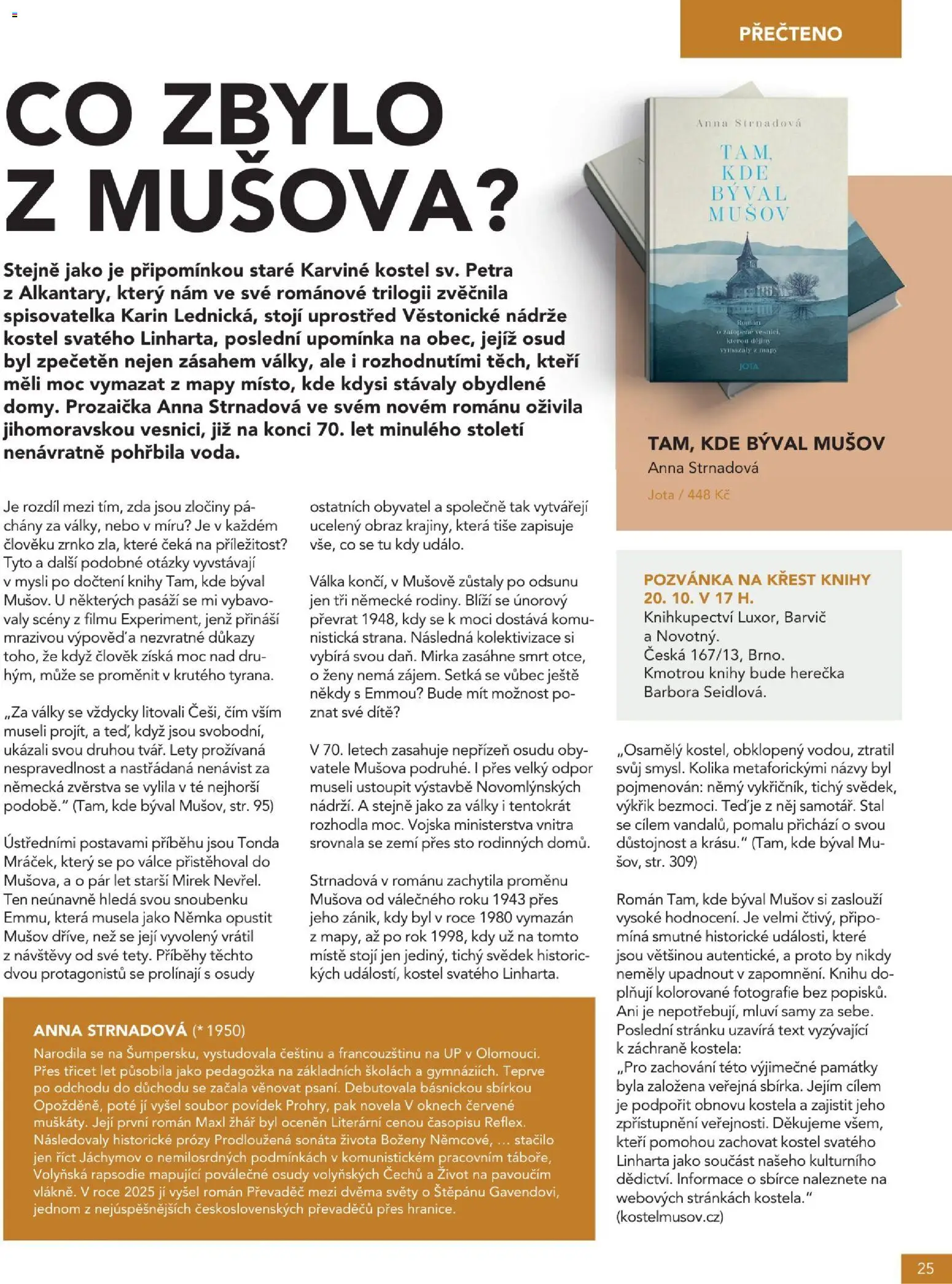 Knižní klub magazín od 01.10.2026 | Strana: 25 | Produkty: Knihy, Mysli, Obraz
