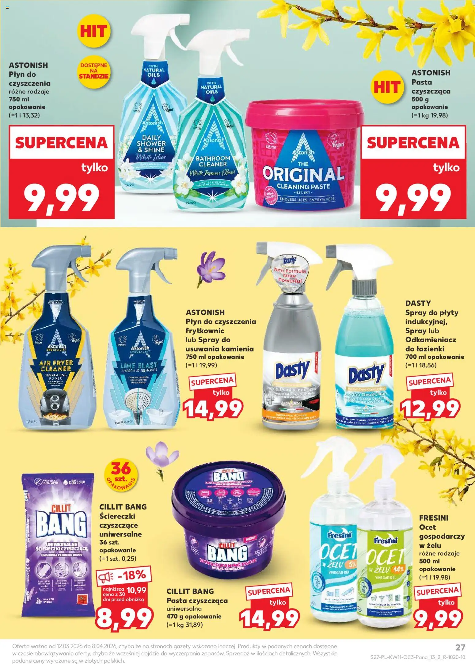 Kaufland Polsko leták - Dom gotowy na Wielkanoc od 12.03.2026 | Strana: 27 | Produkty: Vegan, Ocet
