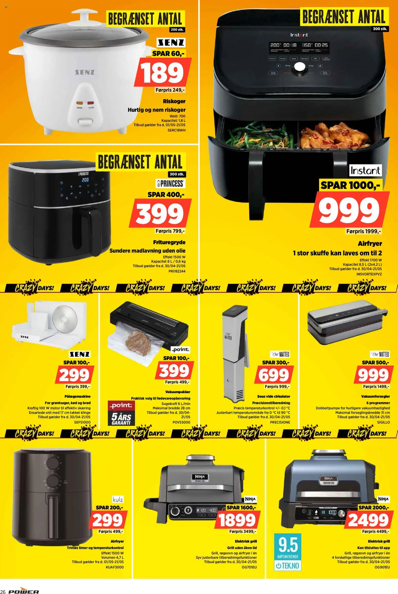 Power tilbudsavis – gyldig fra 08.05.2026 | Side: 26 | Produkter: Olie, Brød, Frituregryde, Grill