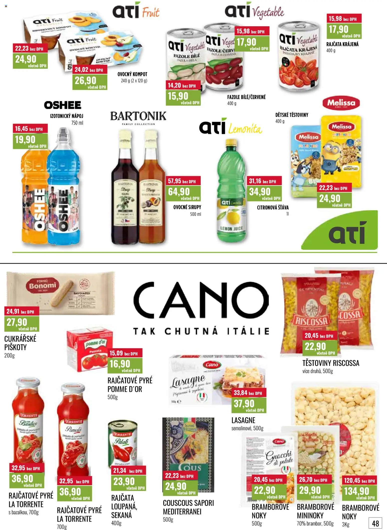 Ratio leták od 01.07.2026 | Strana: 49 | Produkty: Sekaná, Fazole, Krájená rajčata, Lasagne