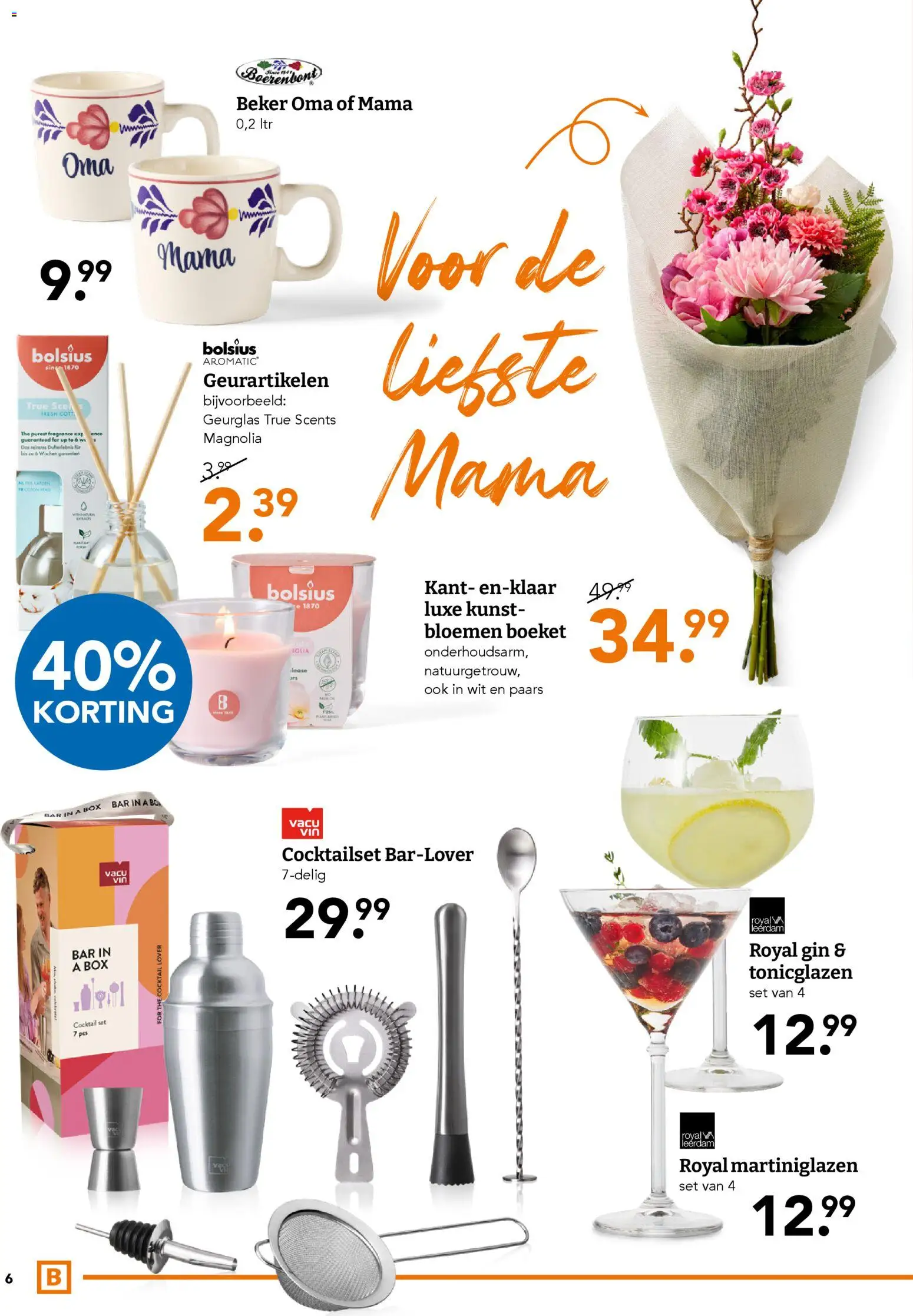 {H1} | Pagina: 6 | Producten: Beker, Gin, Bloemen, Box