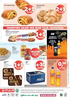 Spar Express folder - Voorbeeld van een folder van Spar Express, geldig van 10/09/2026 | Pagina: 2 | Producten: Fanta, Saus, Magnum, Kan