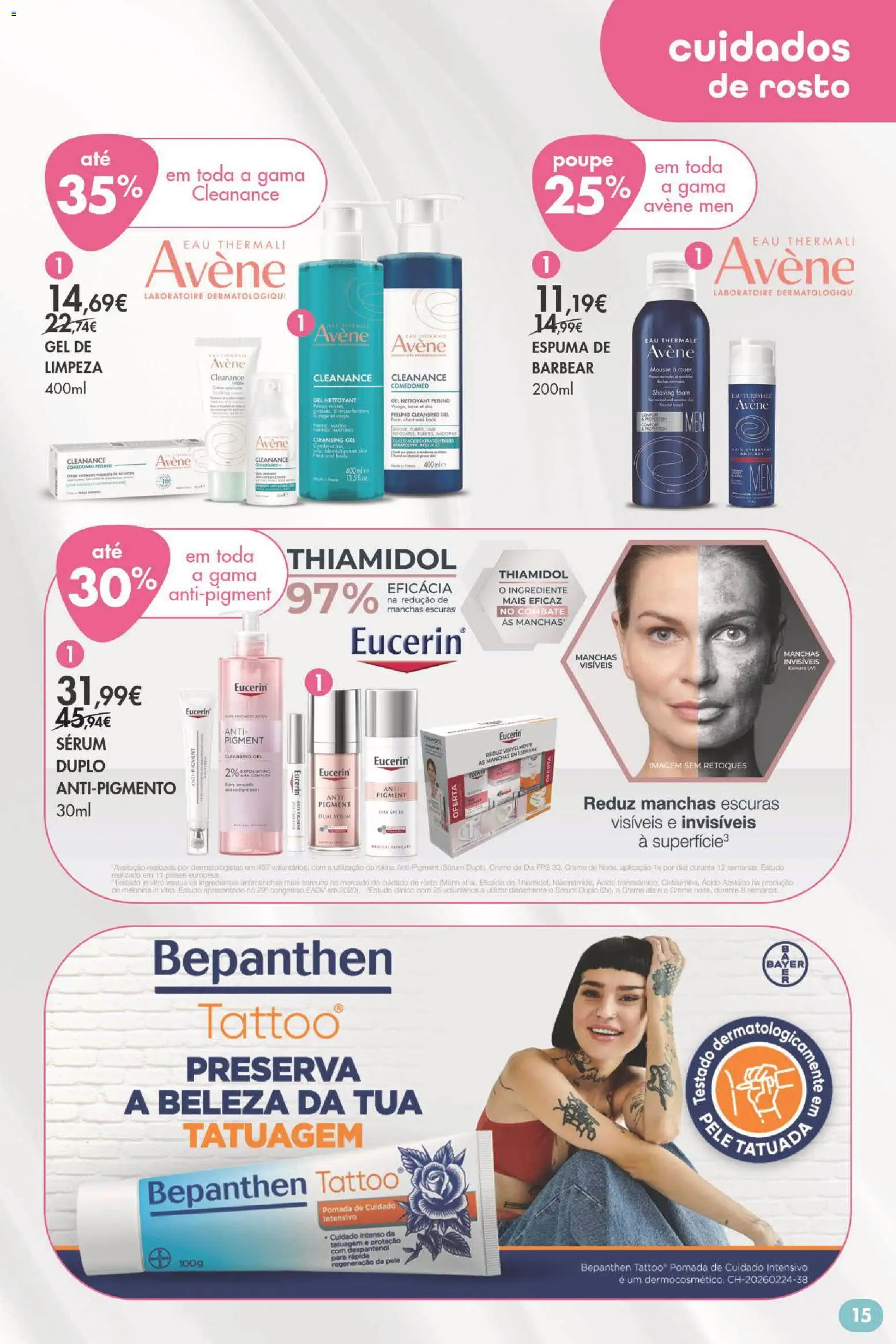 Pingo Doce Bem Estar Verão Lojas │ válido de 02/07/2026 | Página: 15 | Produtos: Pomada, Sérum, Creme