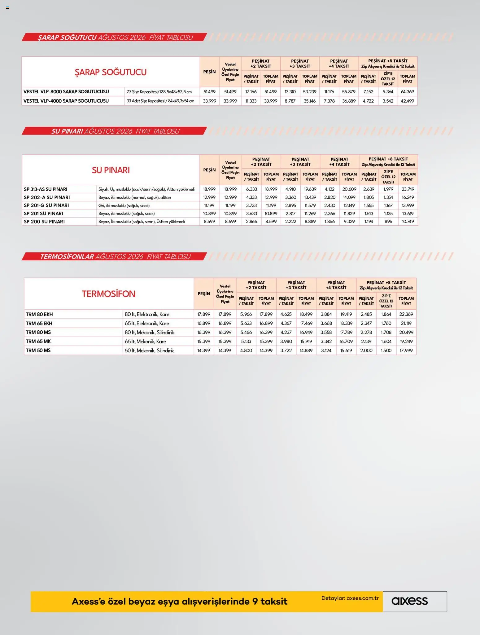 Vestel Katalog - 01 Ağustos 2026 tarihinden itibaren geçerlidir | Sayfa: 22 | Ürünler: Şarap, Su