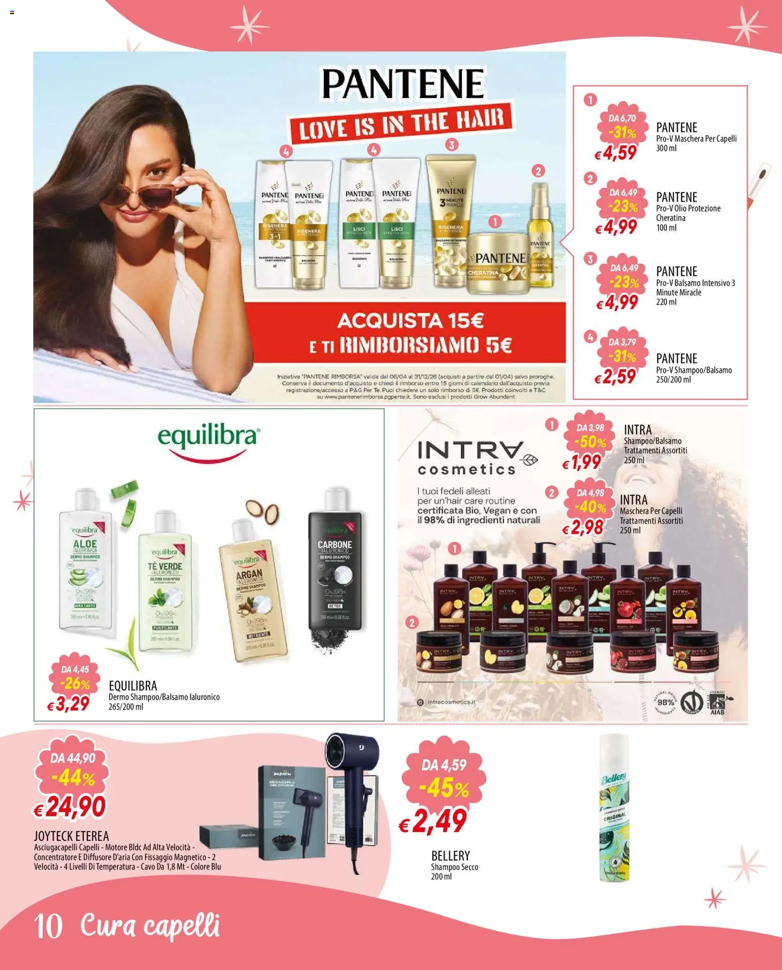 Volantino Galassia del 23.04.2026 | Pagina: 10 | Prodotti: Maschera per capelli, Maschera, Cavo, Asciugacapelli