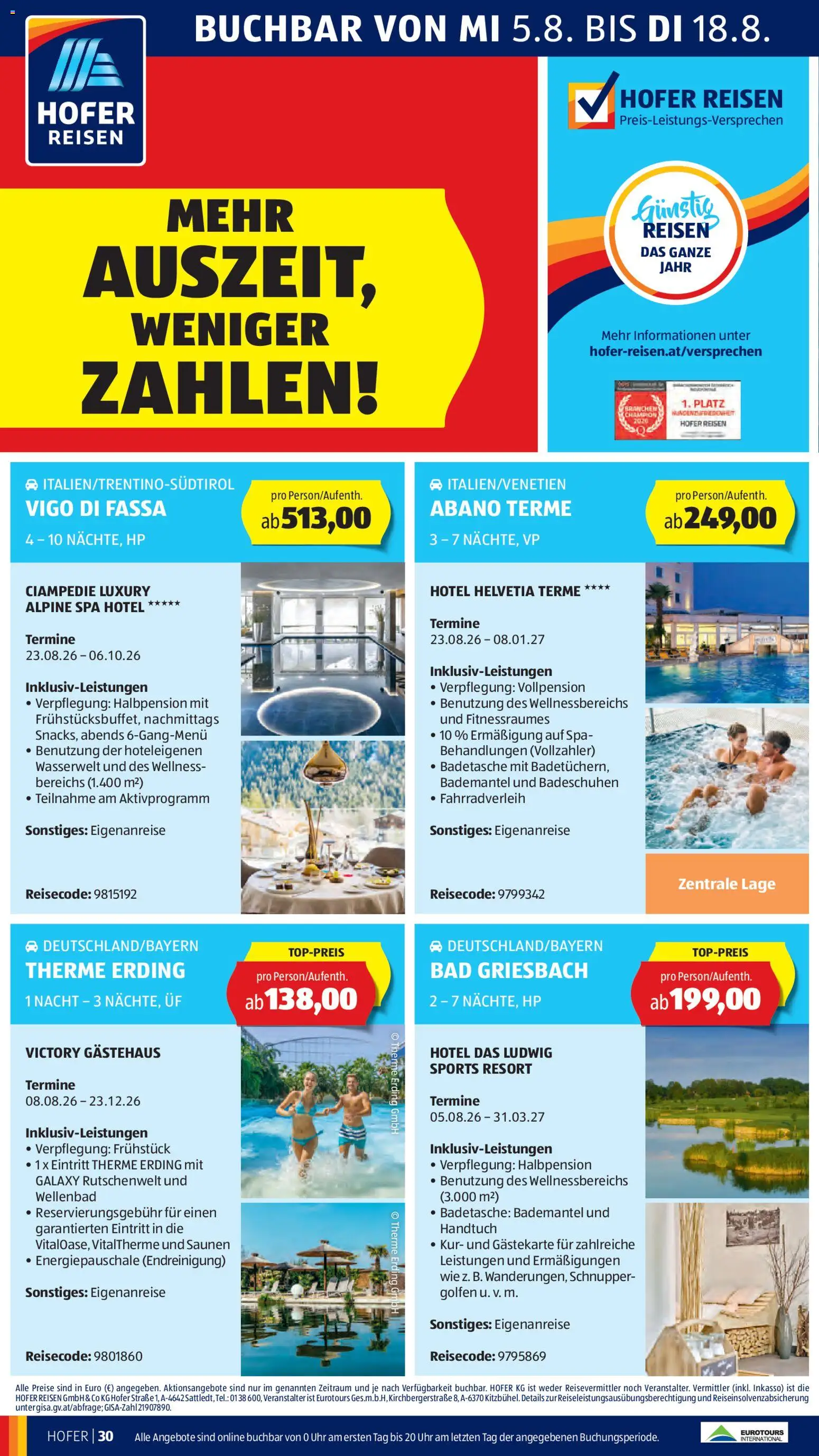 Hofer Flugblatt gültig ab 07.08.2026 | Seite: 44