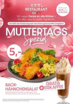 XXXLutz Restaurantgutscheine Muttertag ab 02.05.2026 gültig