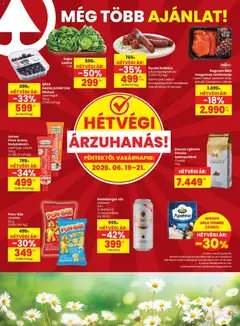 Spar akciós újság - amely érvényes a következő dátumtól: 18.06.2026 | Oldal: 20 | Termékek: Grill, Szemes kávé, Ételízesítő, Saláta