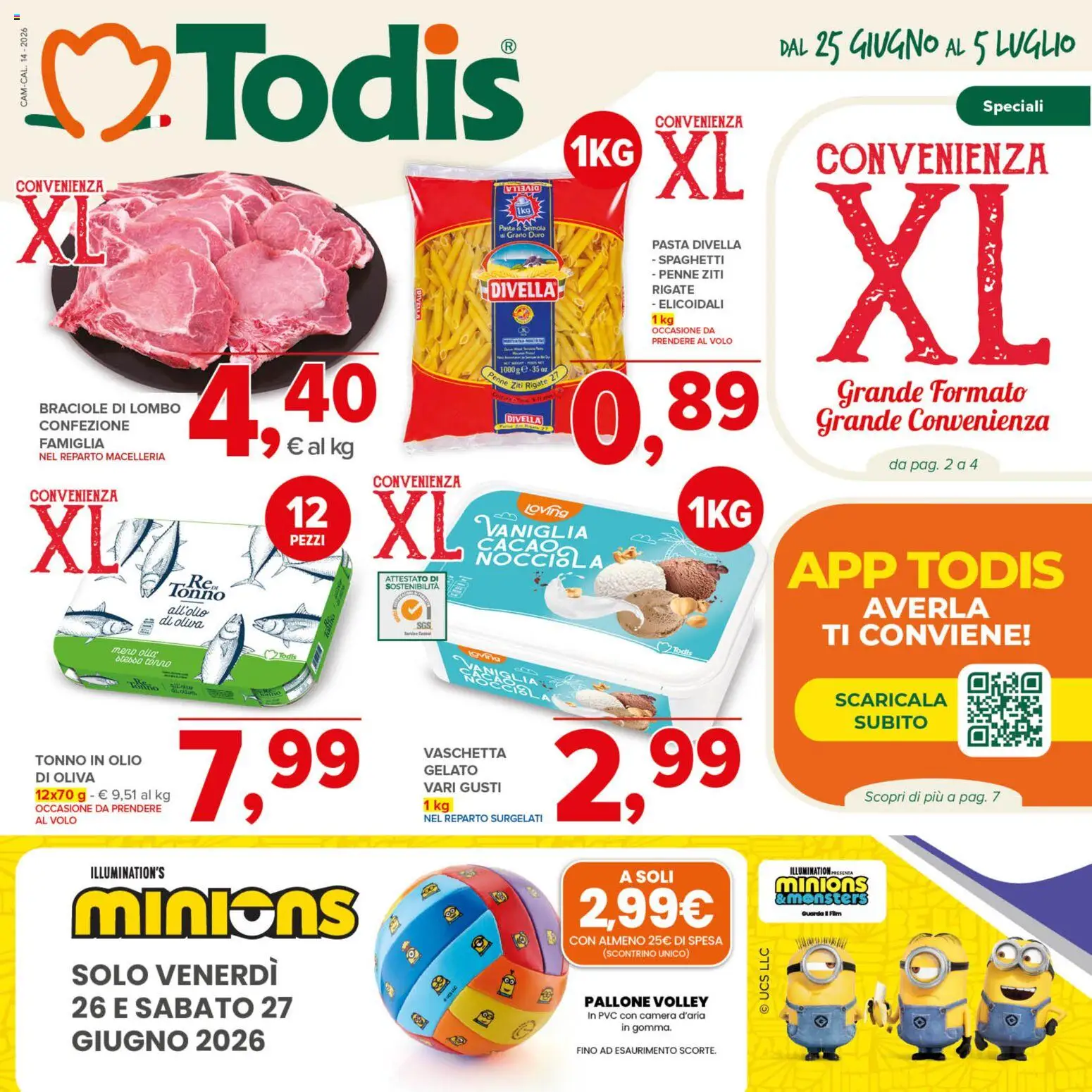 Volantino Todis del 25/06/2026 | Pagina: 1