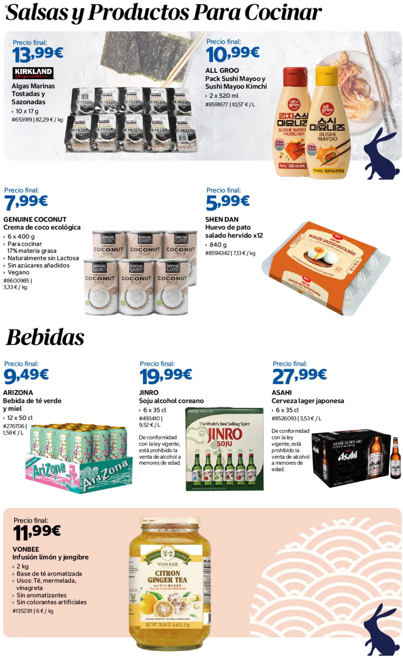 Costco catálogo Festival de la Luna │ válido desde el 16/09/2026 | Página: 6 | Productos: Miel, Kimchi, Cerveza, Coco