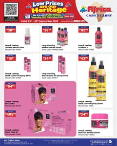Africa Cash & Carry specials catalogue – valid from 23/09/2026 | Page: 66 | Products: Serum, Braids, Oil, Silicone