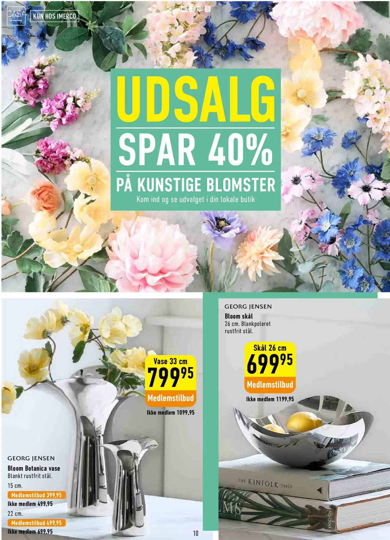 Imerco tilbudsavis – gyldig fra 12.06.2026 | Side: 10 | Produkter: Vase