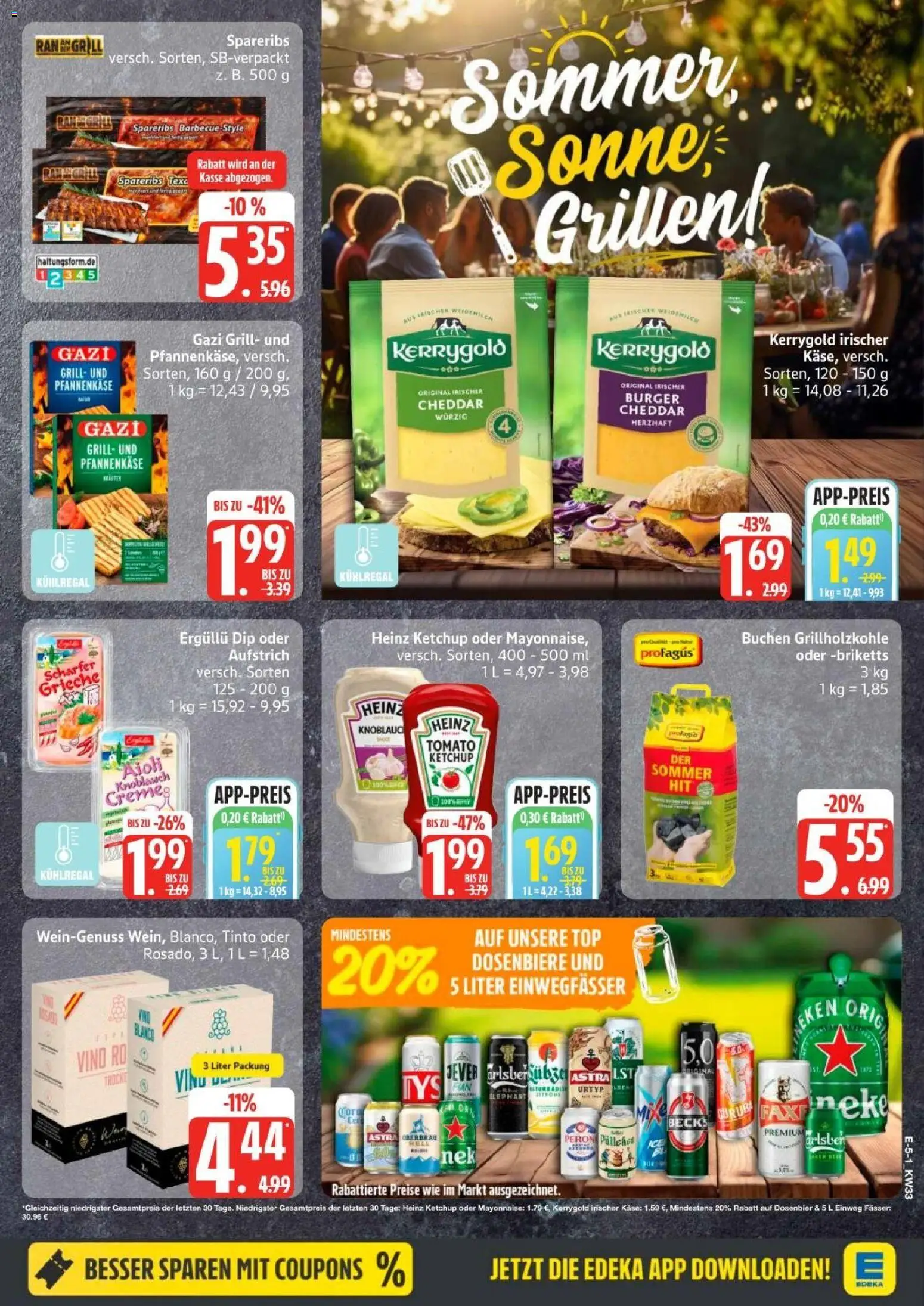 Edeka Prospekt Hamburg – gültig ab 10.08.2026 | Seite: 5 | Produkte: Top, Grill, Astra, Dosenbier